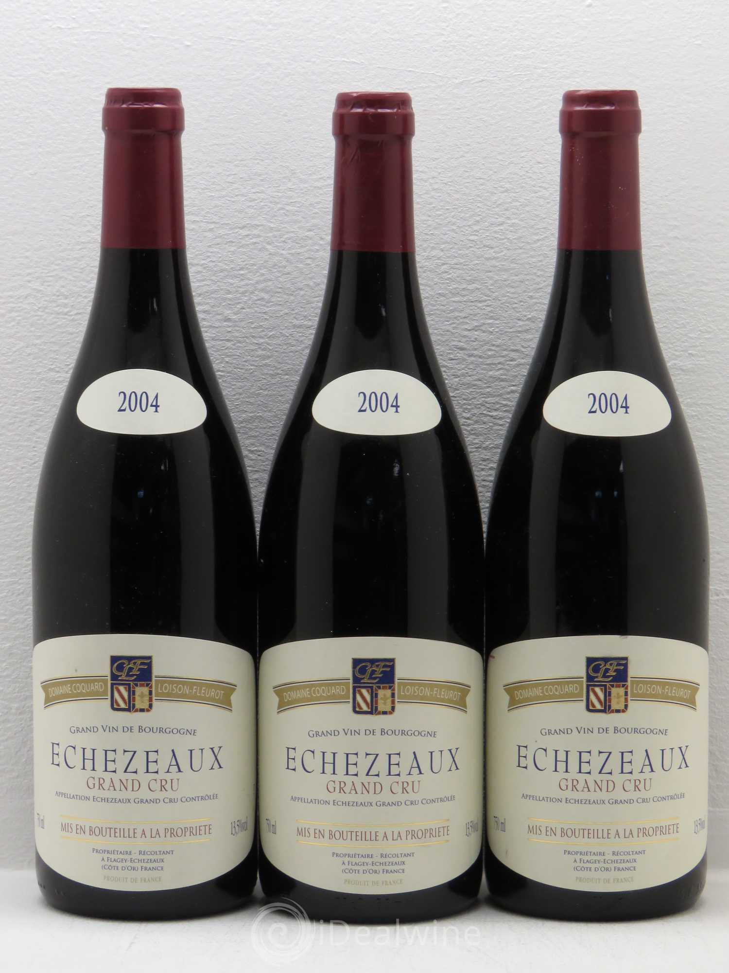 Echezeaux Grand Cru Coquard Loison Fleurot 2004 - Lot de 3 bouteilles - 0
