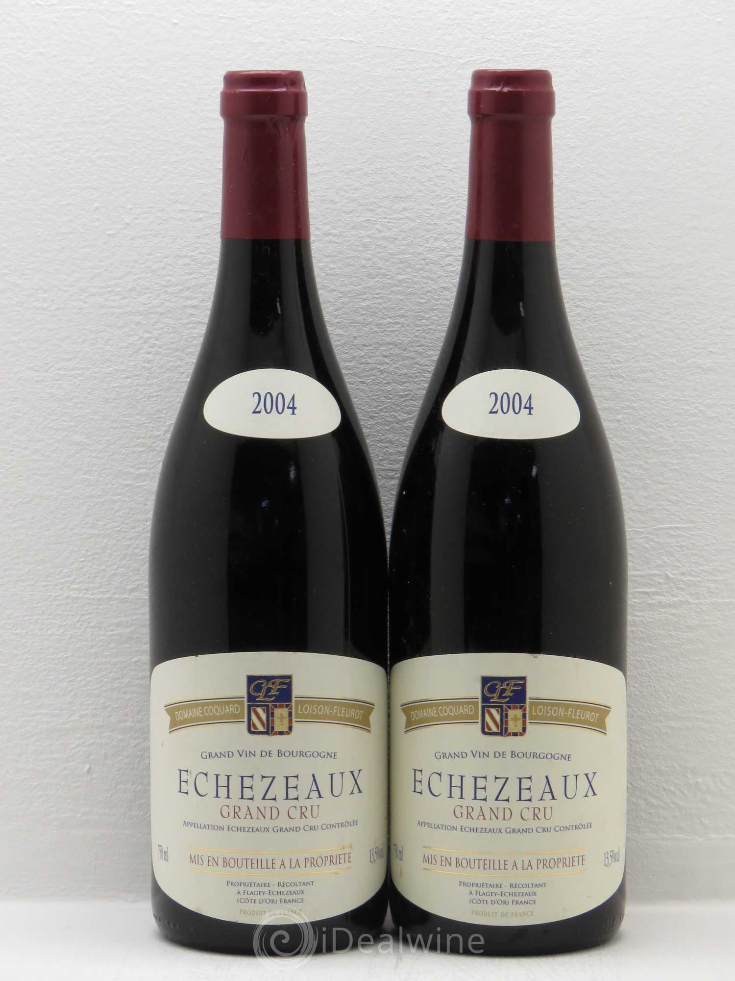 Echezeaux Grand Cru Coquard Loison Fleurot 2004 - Lot de 2 bouteilles - 0