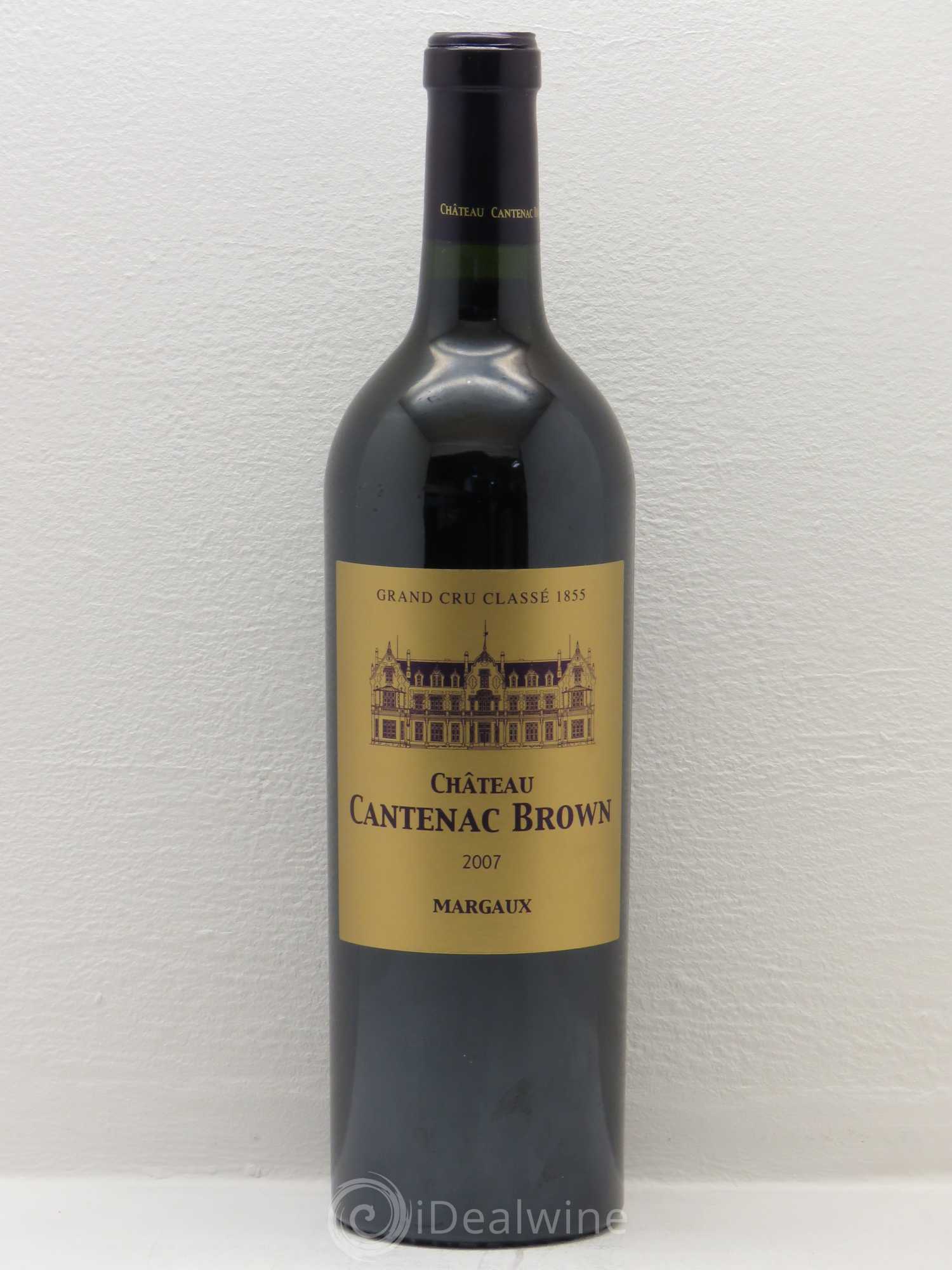Château Cantenac Brown 3ème Grand Cru Classé 2007 - Lot de 1 bouteille - 0