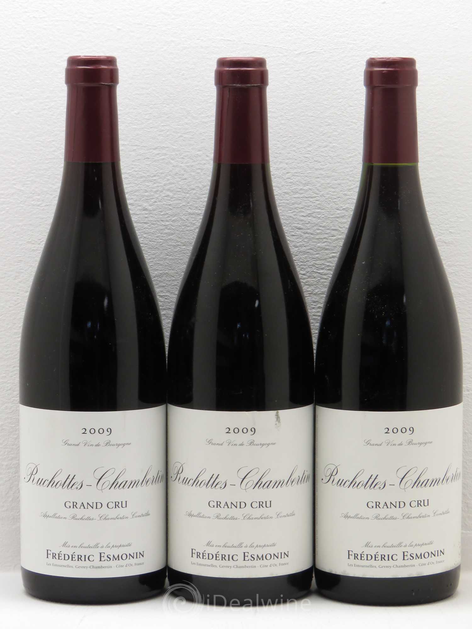 Ruchottes-Chambertin Grand Cru Frederic Esmonin 2009 - Lot de 3 bouteilles - 0