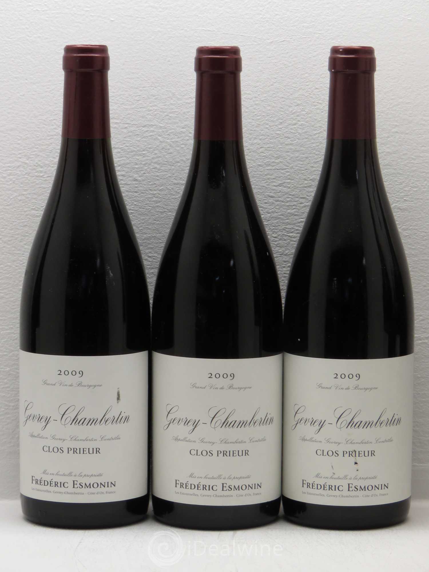 Gevrey-Chambertin Villages Clos Prieur Frederic Esmonin 2009 - Posten von 6 Flaschen - 1