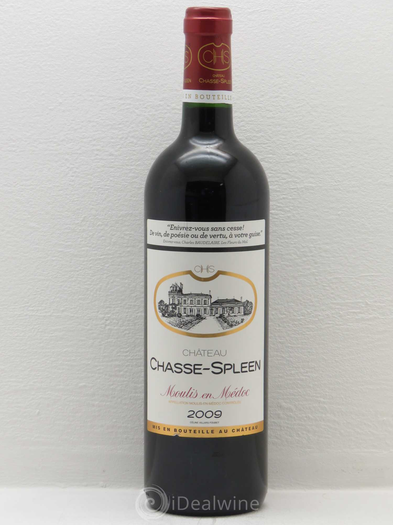 Château Chasse Spleen 2009 - Lot de 1 bouteille - 0