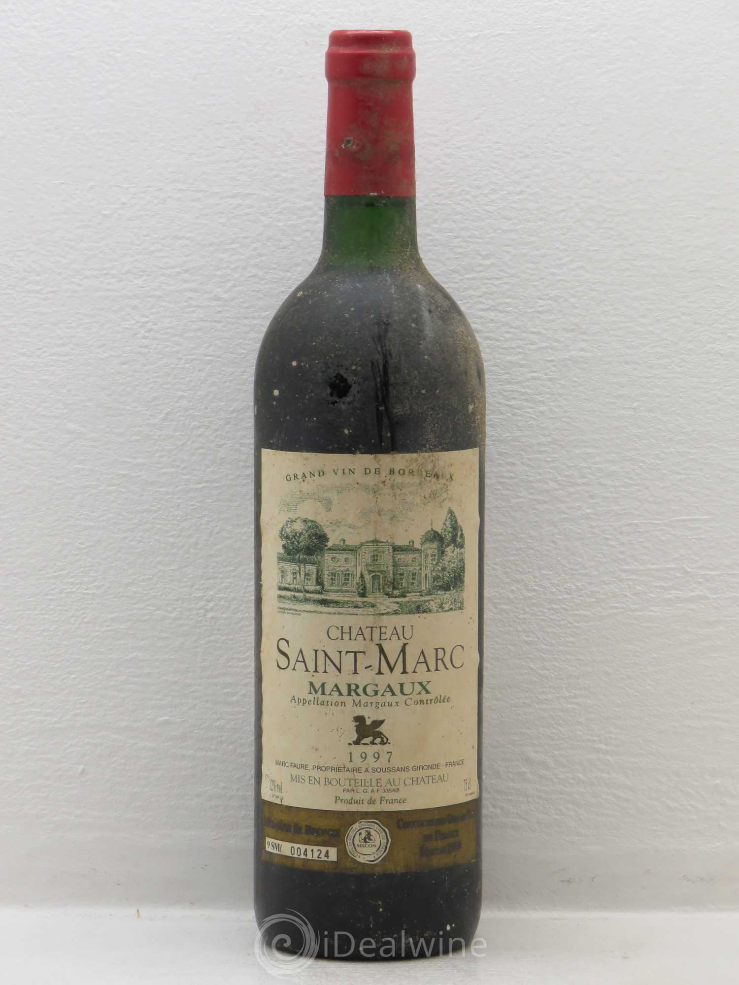 Bordeaux Chateau St Marc Margaux 1997 - Posten von 1 Flasche - 0