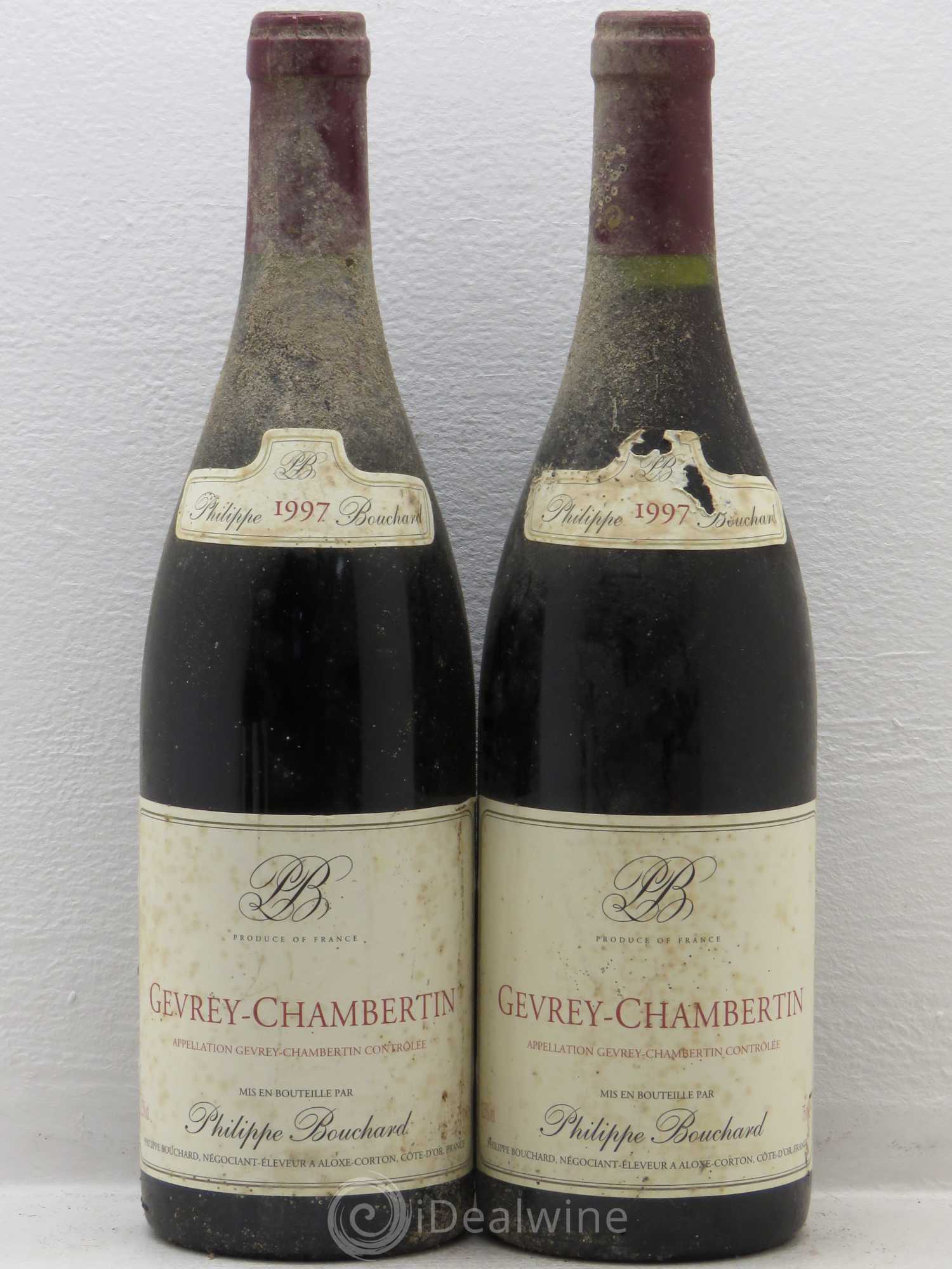 Gevrey-Chambertin Philippe Bouchard 1997 - Lot de 4 bouteilles - 1