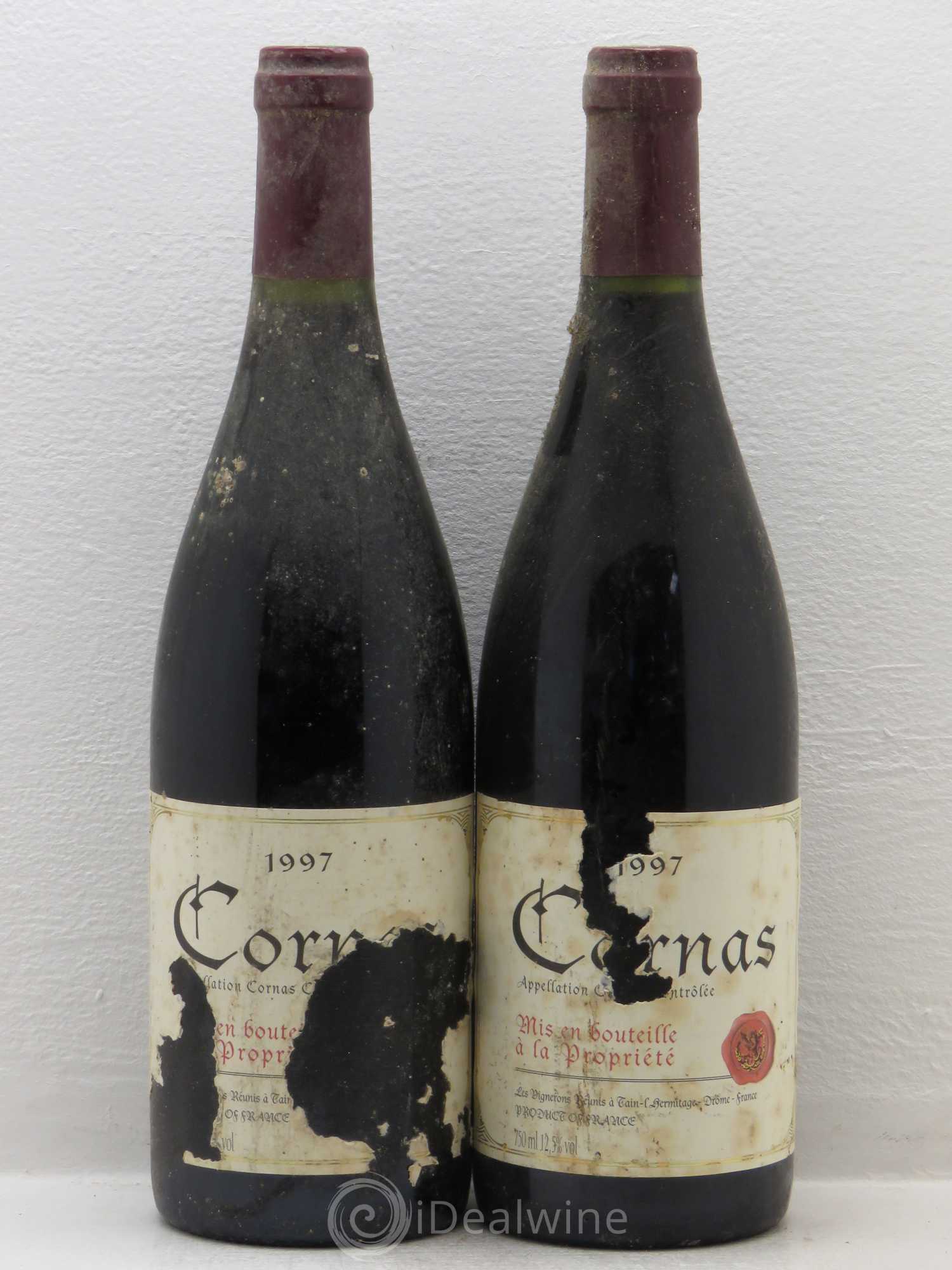 Cornas Les Vignerons Réunis 1997 - Posten von 5 Flaschen - 2