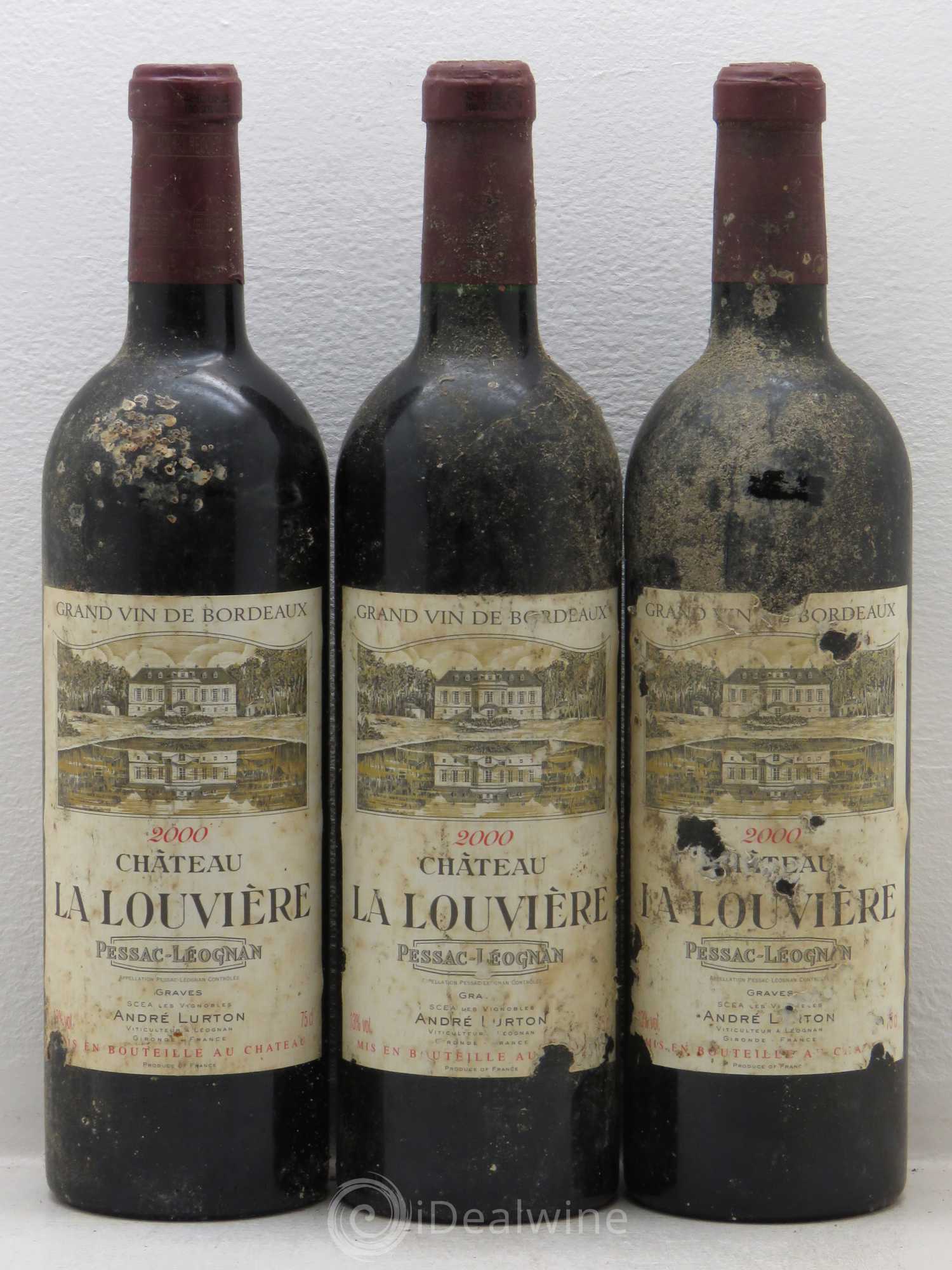 Château la Louvière 2000 - Lot de 6 bouteilles - 1