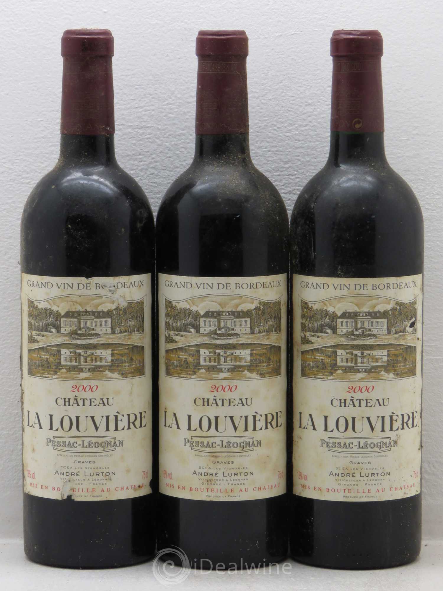 Château la Louvière 2000 - Lot de 6 bouteilles - 2
