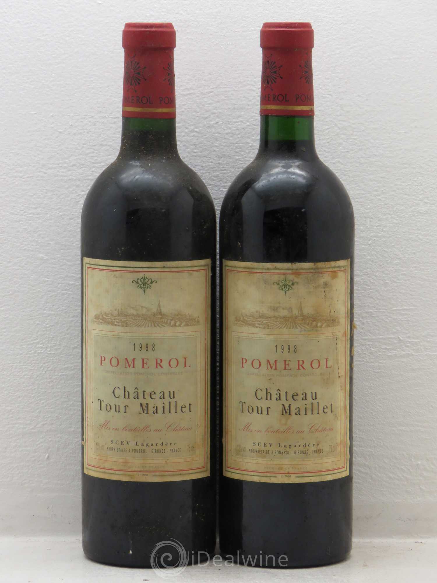 Pomerol Chateau Tour Maillet 1998 - Lot de 5 bouteilles - 2