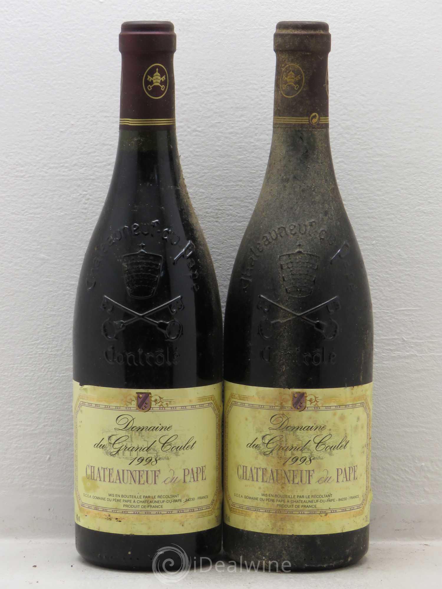 Châteauneuf-du-Pape Domaine Grand Coulet 1998 - Lot de 5 bouteilles - 2