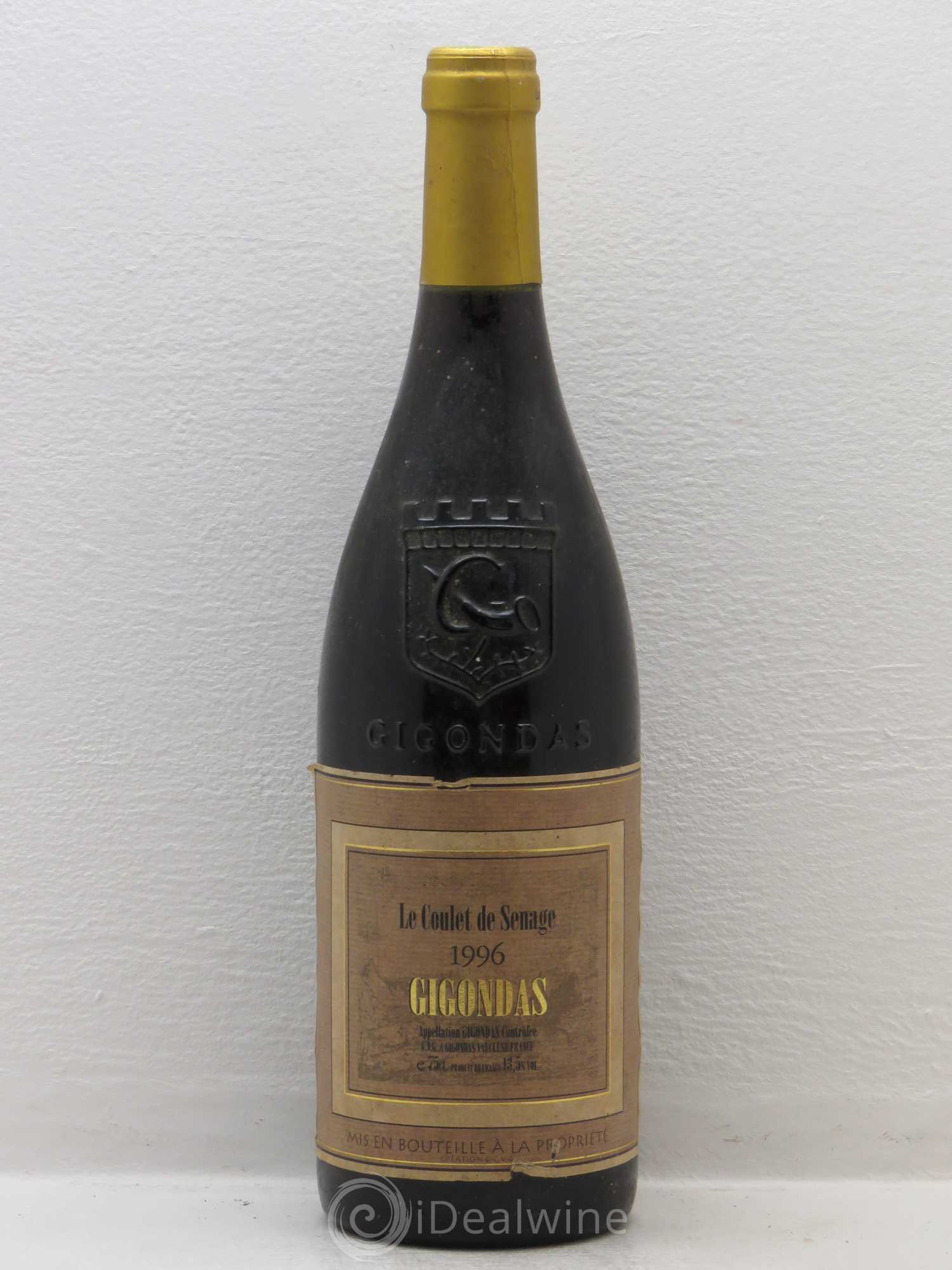 Gigondas Coulet De Senage 1996 - Posten von 1 Flasche - 0