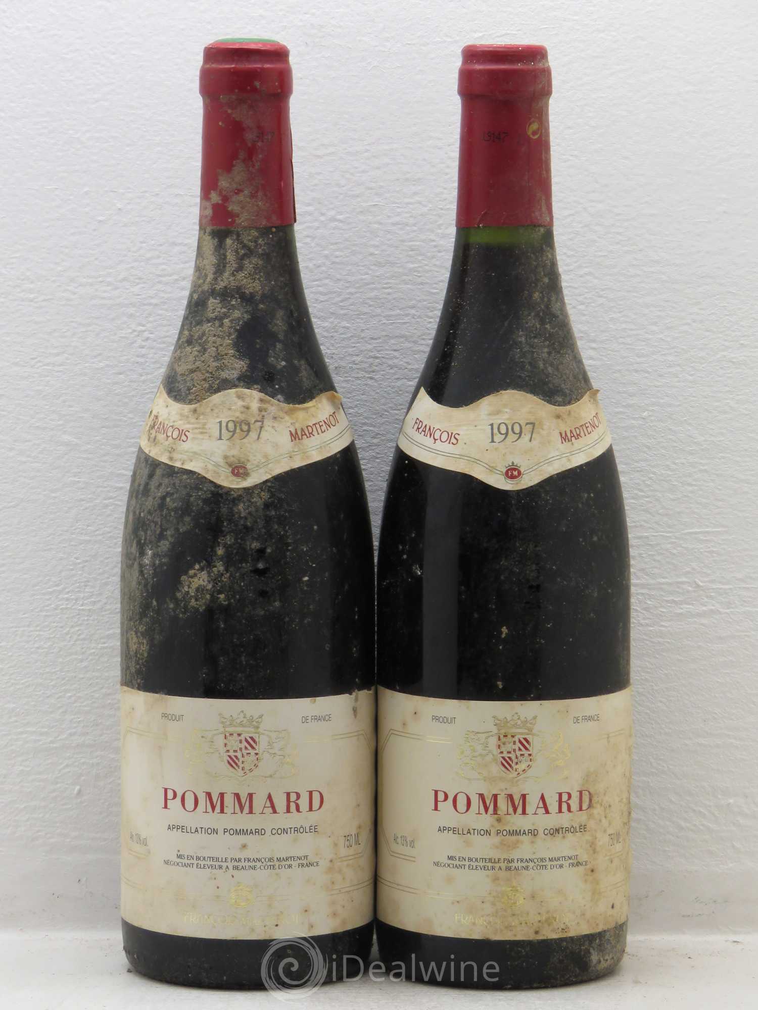 Pommard Francois Martenot (sans prix de réserve) 1997 - Posten von 2 Flaschen - 0