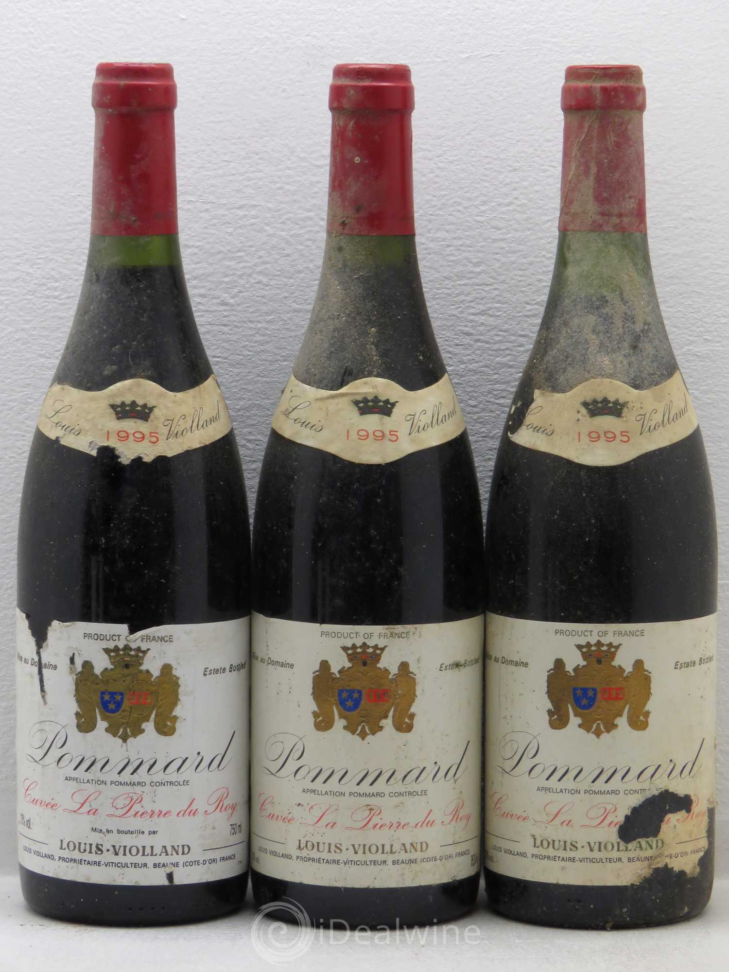 Pommard Louis Violland (sans prix de réserve) 1995 - Posten von 5 Flaschen - 1
