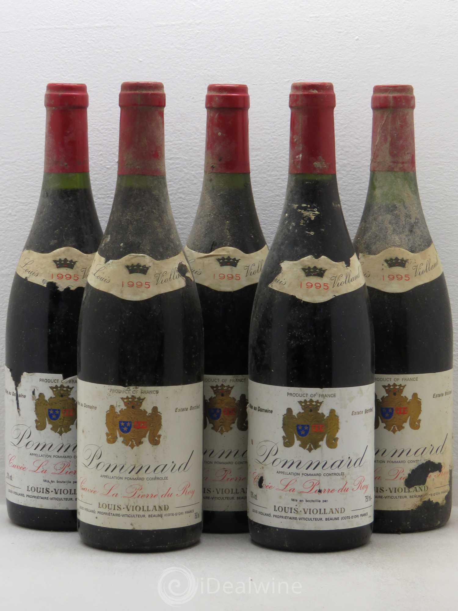 Pommard Louis Violland (sans prix de réserve) 1995 - Posten von 5 Flaschen - 0
