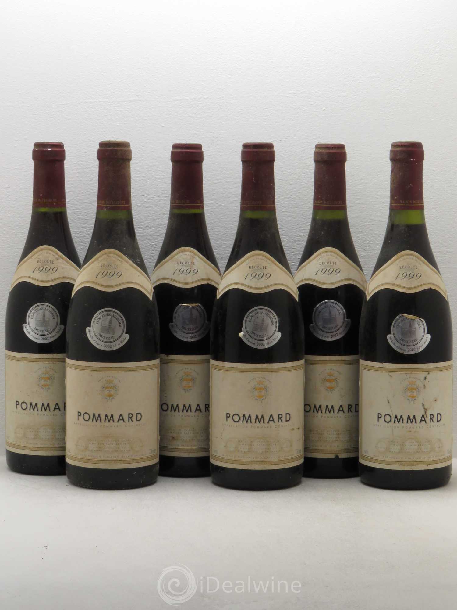 Pommard Patriarche (sans prix de réserve) 1999 - Posten von 6 Flaschen - 0