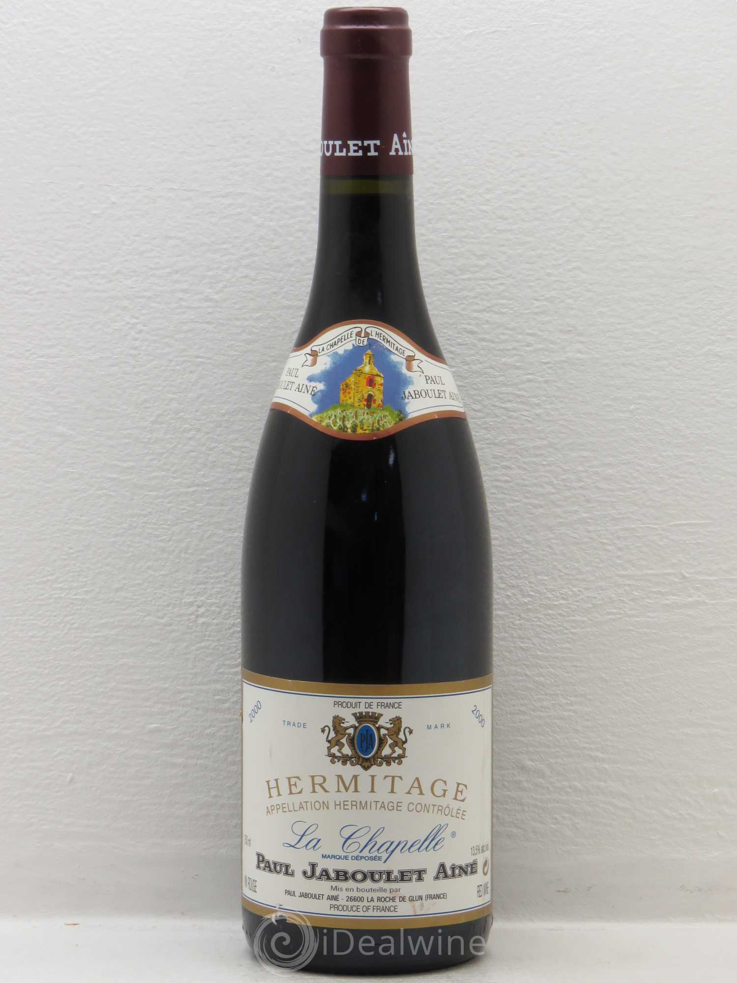 Hermitage La Chapelle Paul Jaboulet Ainé 2000 - Lot de 1 bouteille - 0