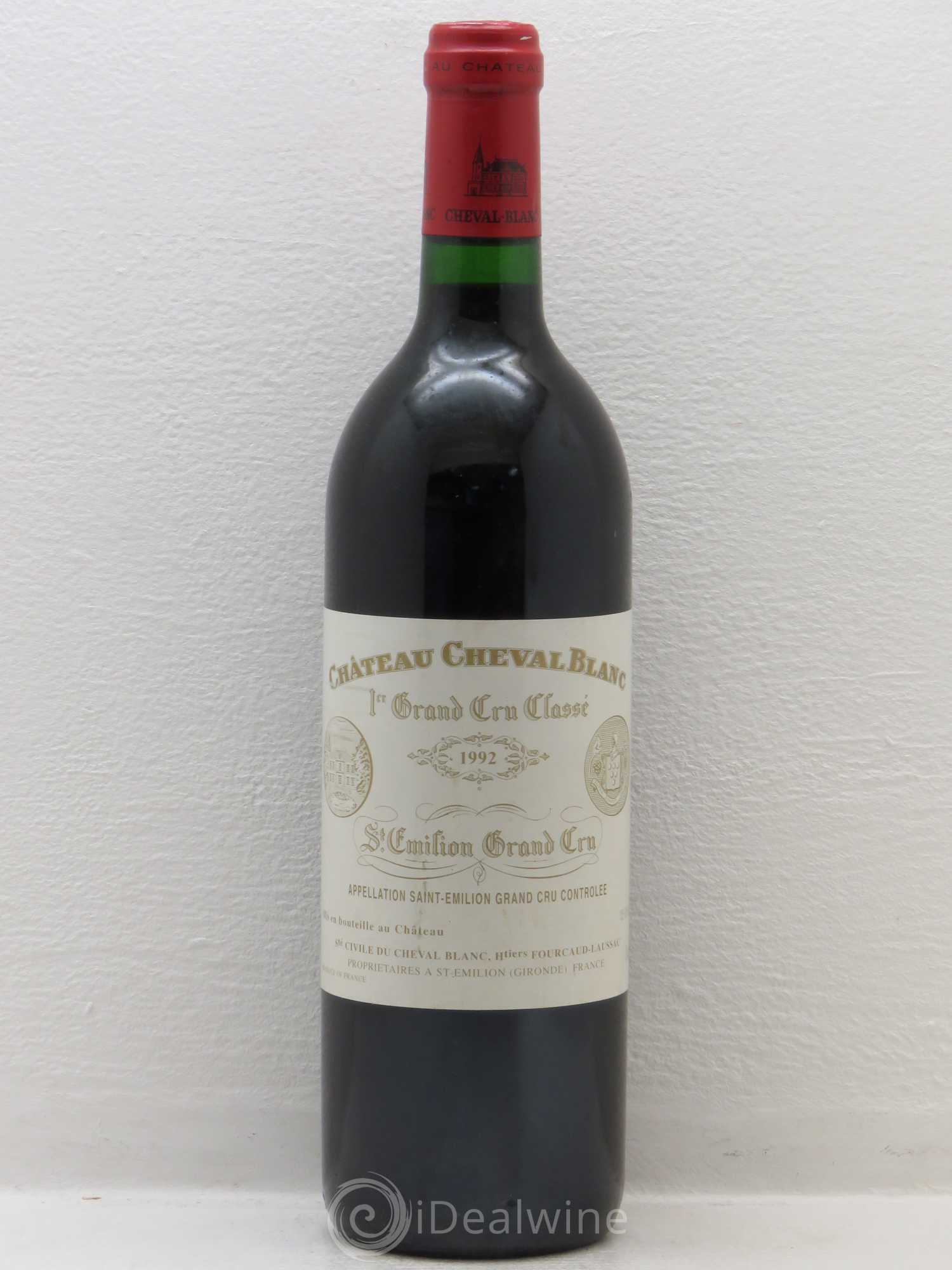 Château Cheval Blanc 1er Grand Cru Classé A 1992 - Lot de 1 bouteille - 0