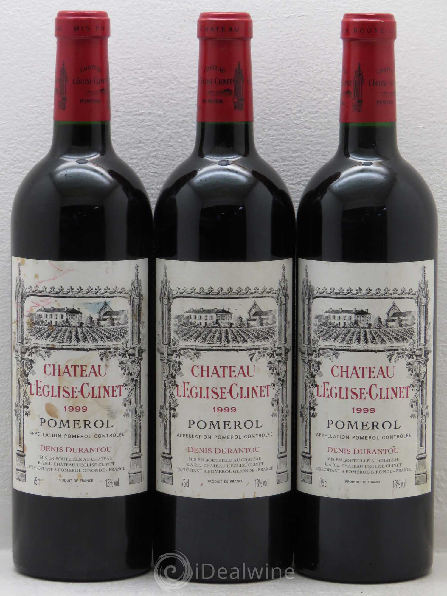 Château l' Église Clinet 1999 - Lot de 6 bouteilles - 2