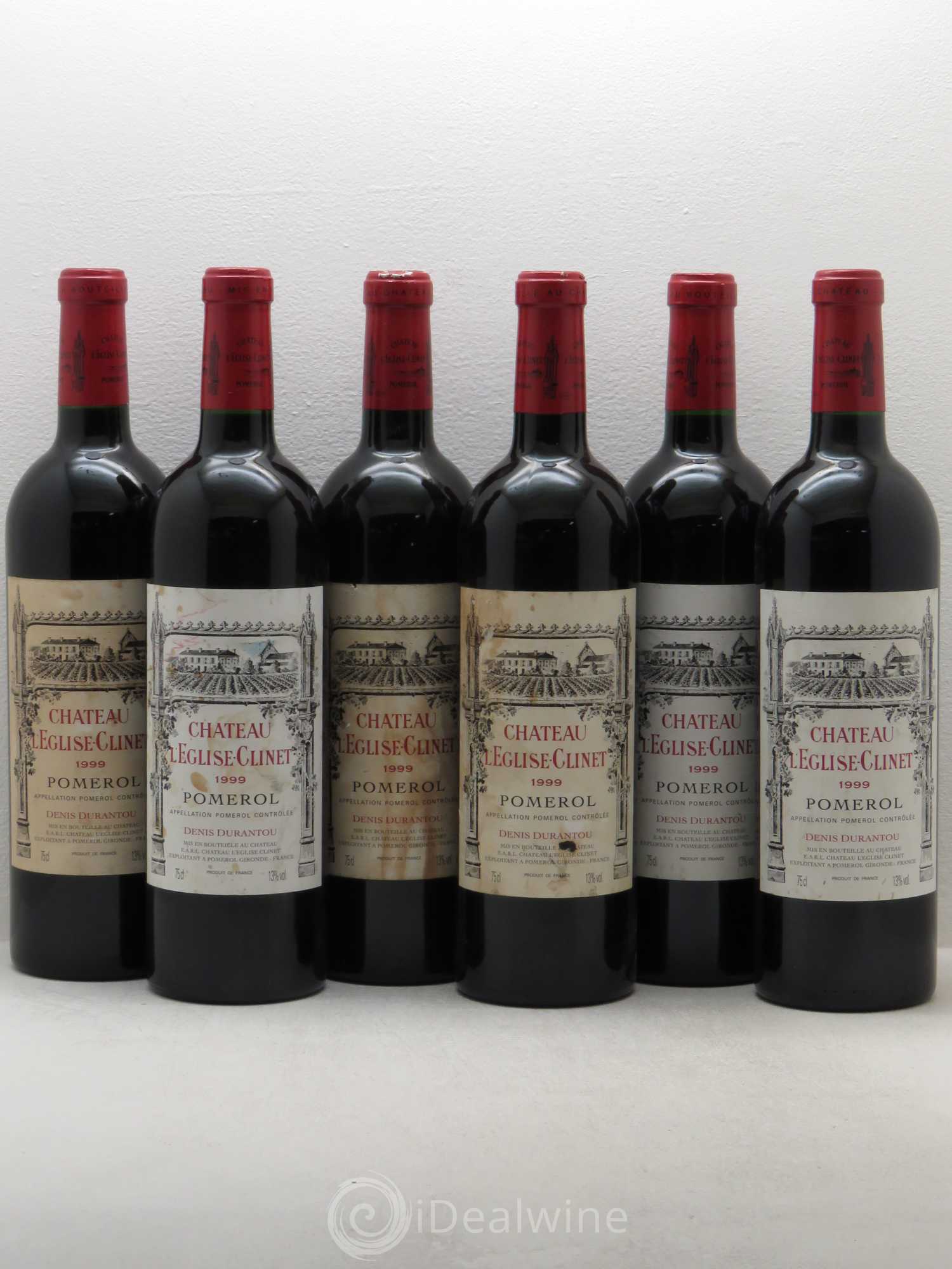 Château l' Église Clinet 1999 - Lot de 6 bouteilles - 0
