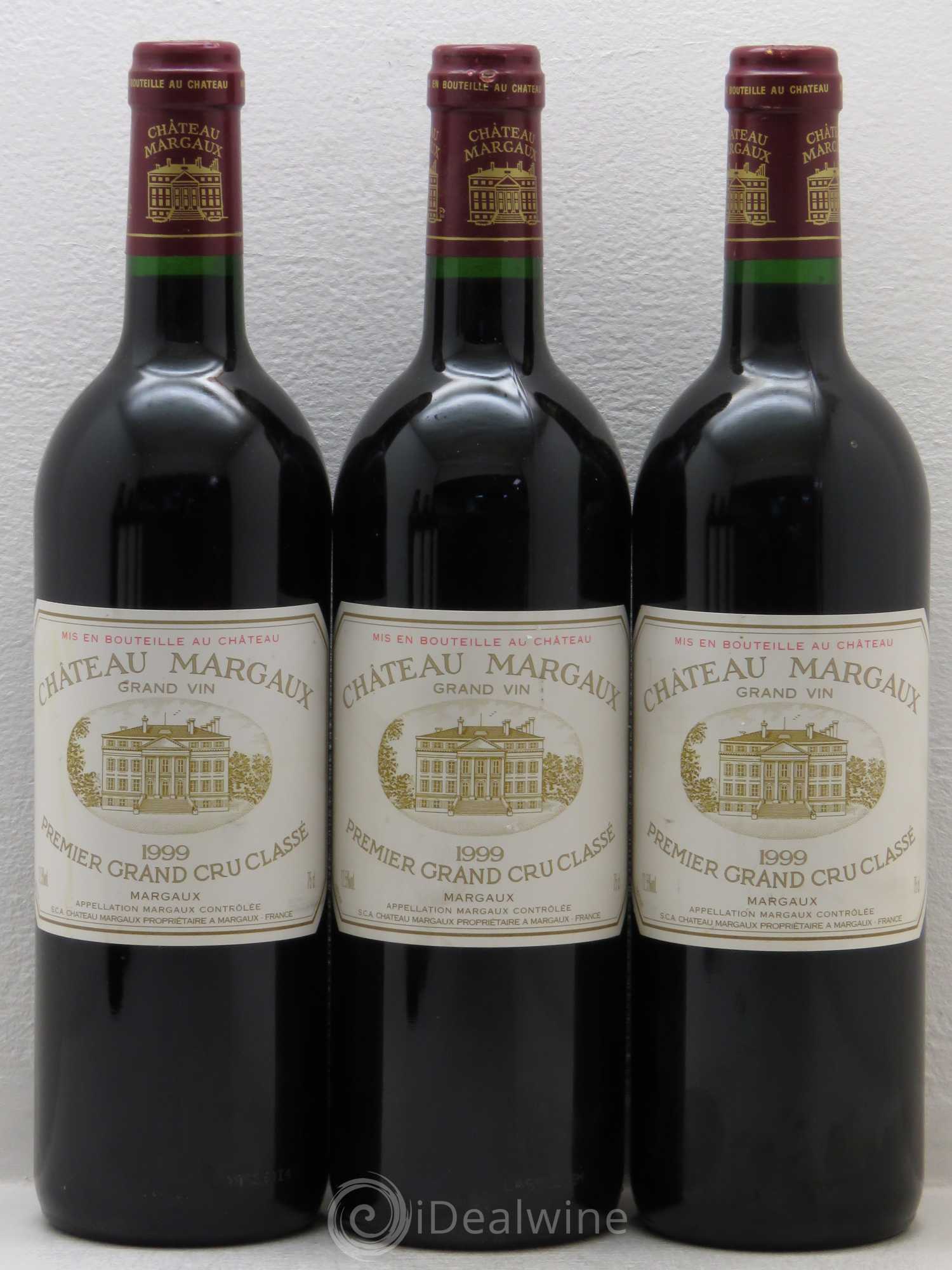 Château Margaux 1er Grand Cru Classé 1999 - Lot de 6 bouteilles - 1