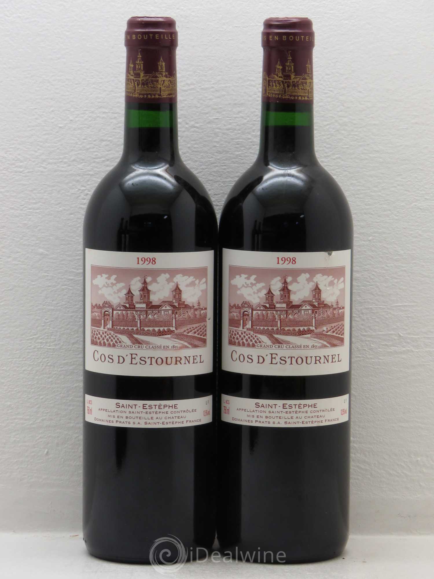 Cos d'Estournel 2ème Grand Cru Classé 1998 - Lot de 4 bouteilles - 1