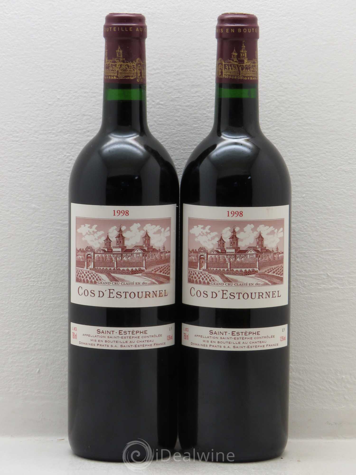 Cos d'Estournel 2ème Grand Cru Classé 1998 - Lot de 4 bouteilles - 2