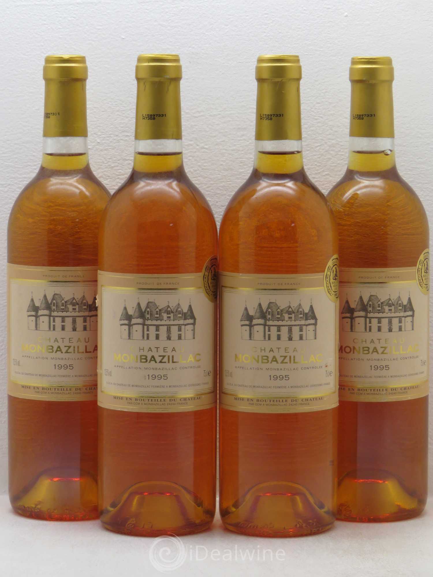 Monbazillac 1995 - Lotto di 4 bottiglie - 0