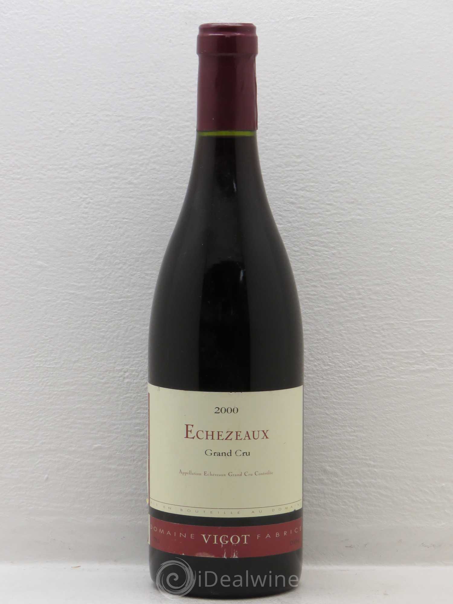 Echezeaux Grand Cru Domaine Vigot 2000 - Posten von 1 Flasche - 0