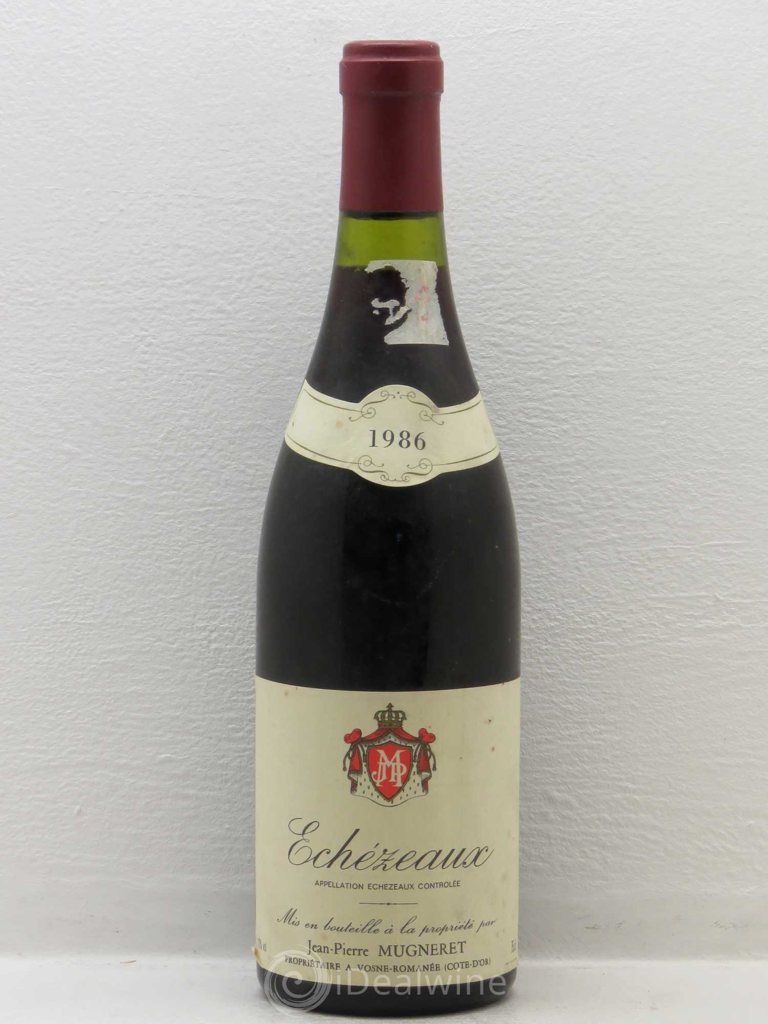 Echezeaux Grand Cru Domaine Jean-Pierre Mugneret 1986 - Lot de 1 bouteille - 0