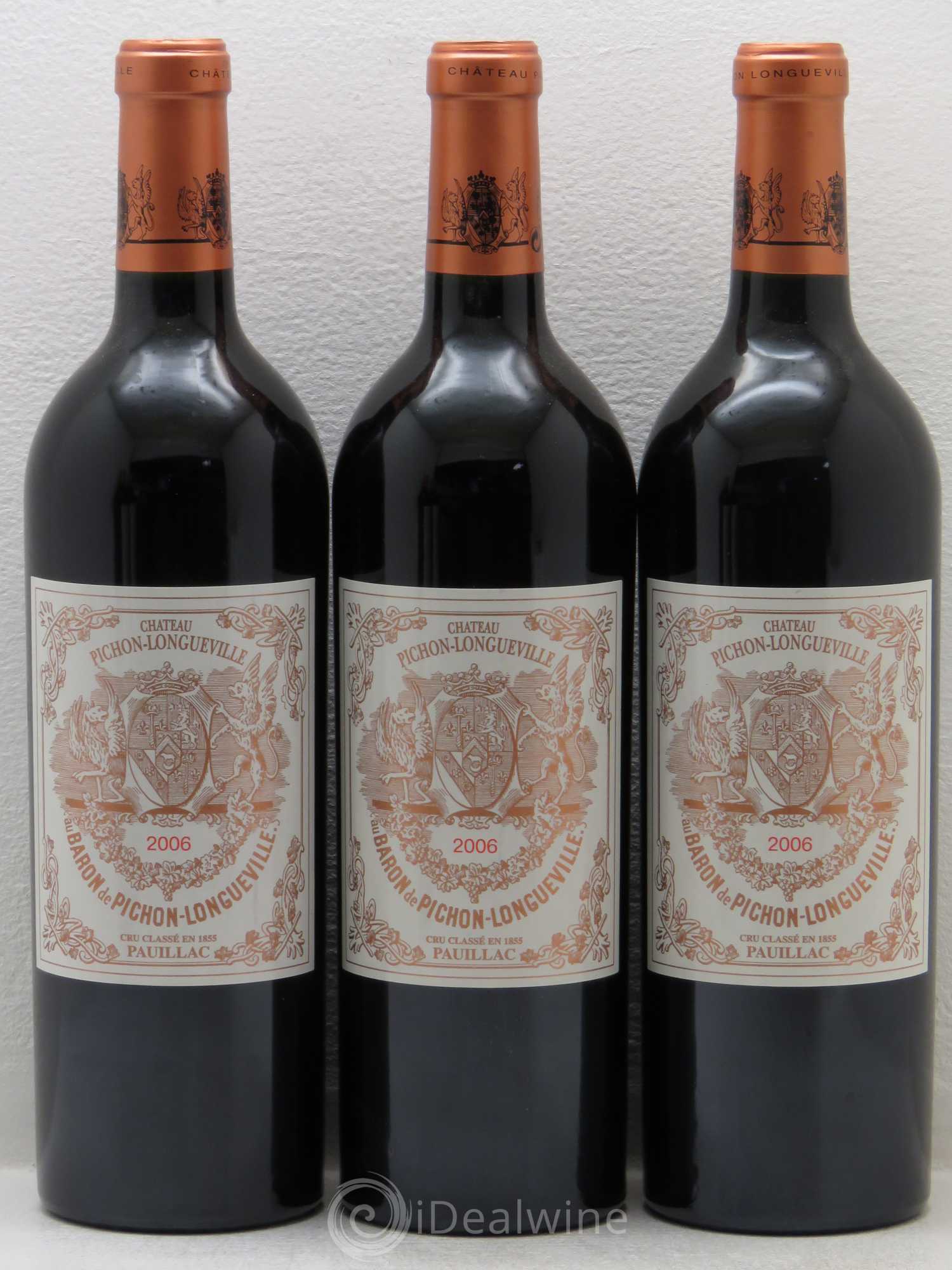Pichon Longueville Baron 2ème Grand Cru Classé 2006 - Lot de 5 bouteilles - 1
