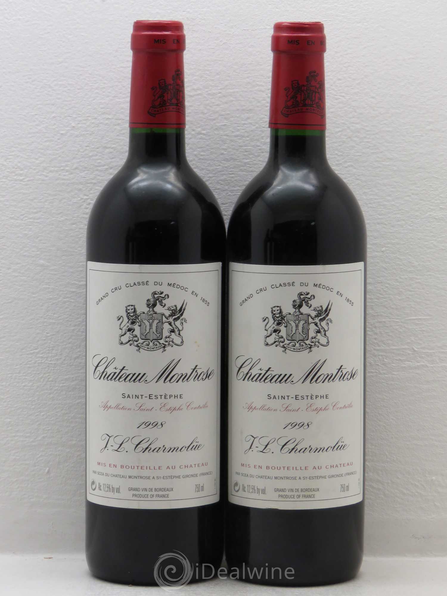 Château Montrose 2ème Grand Cru Classé 1998 - Lot de 4 bouteilles - 1