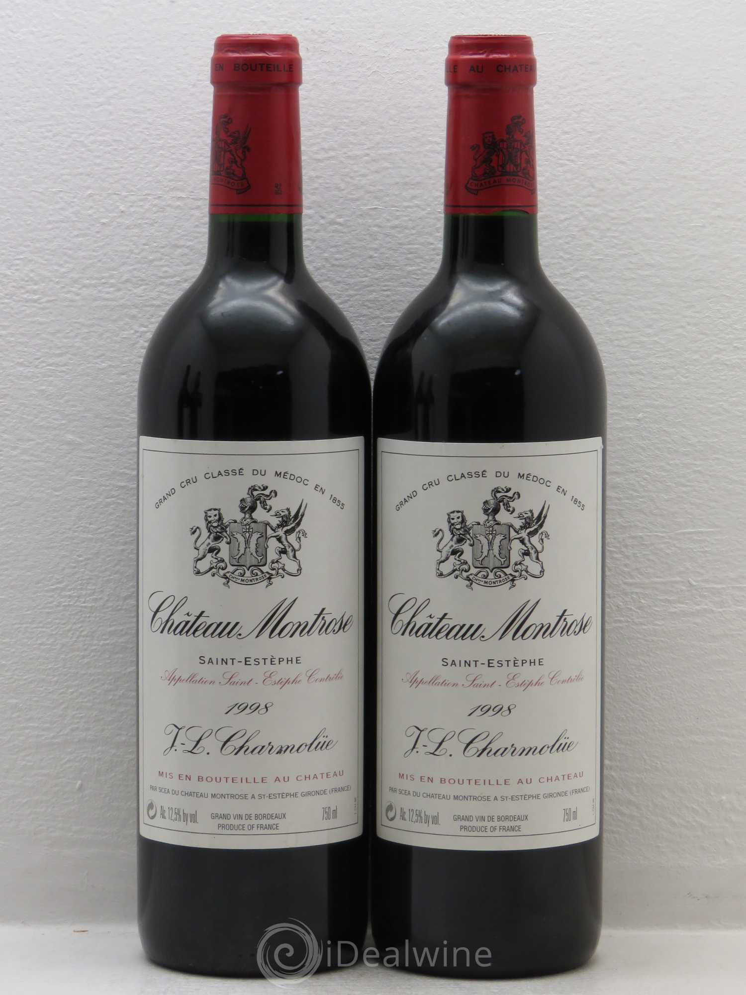 Château Montrose 2ème Grand Cru Classé 1998 - Lot de 4 bouteilles - 2