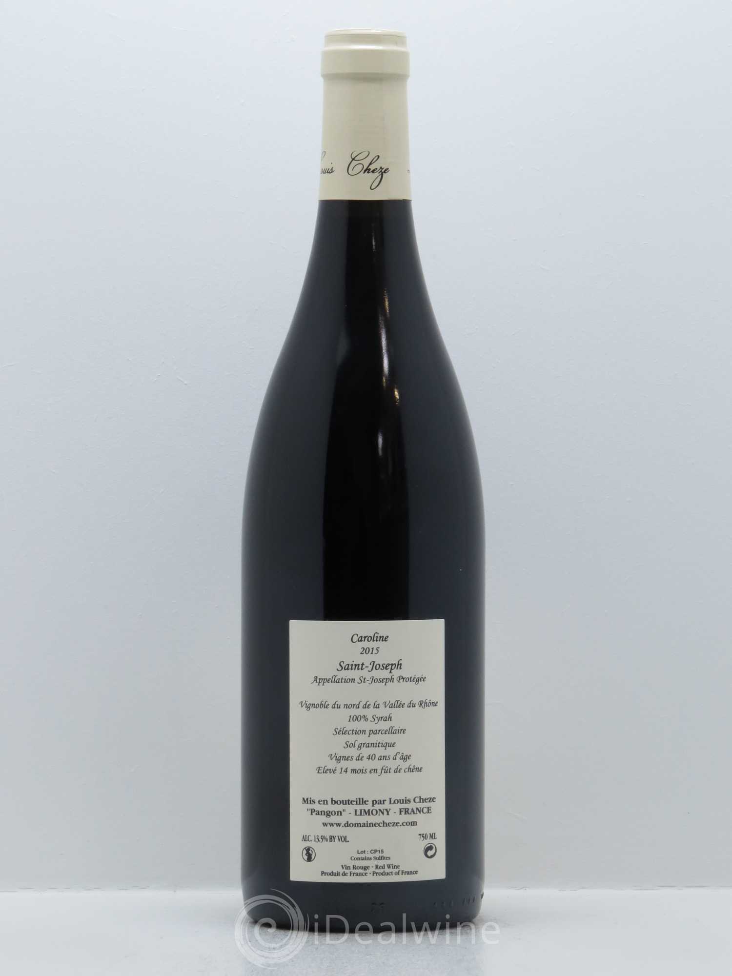 Saint-Joseph Caroline Louis Cheze (Domaine) 2015 - Lot de 1 bouteille - 1