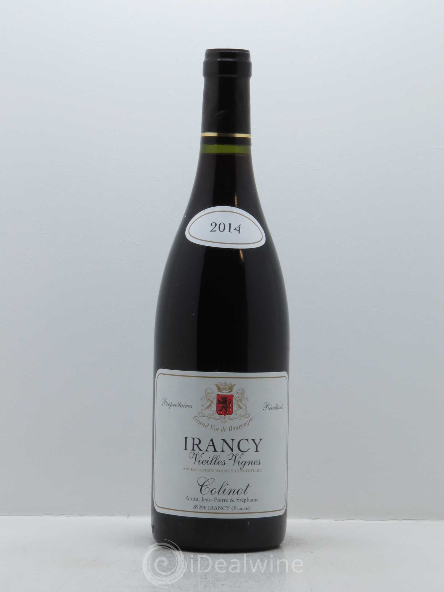 Irancy Vieilles Vignes Colinot 2014 - Lot de 1 bouteille - 0