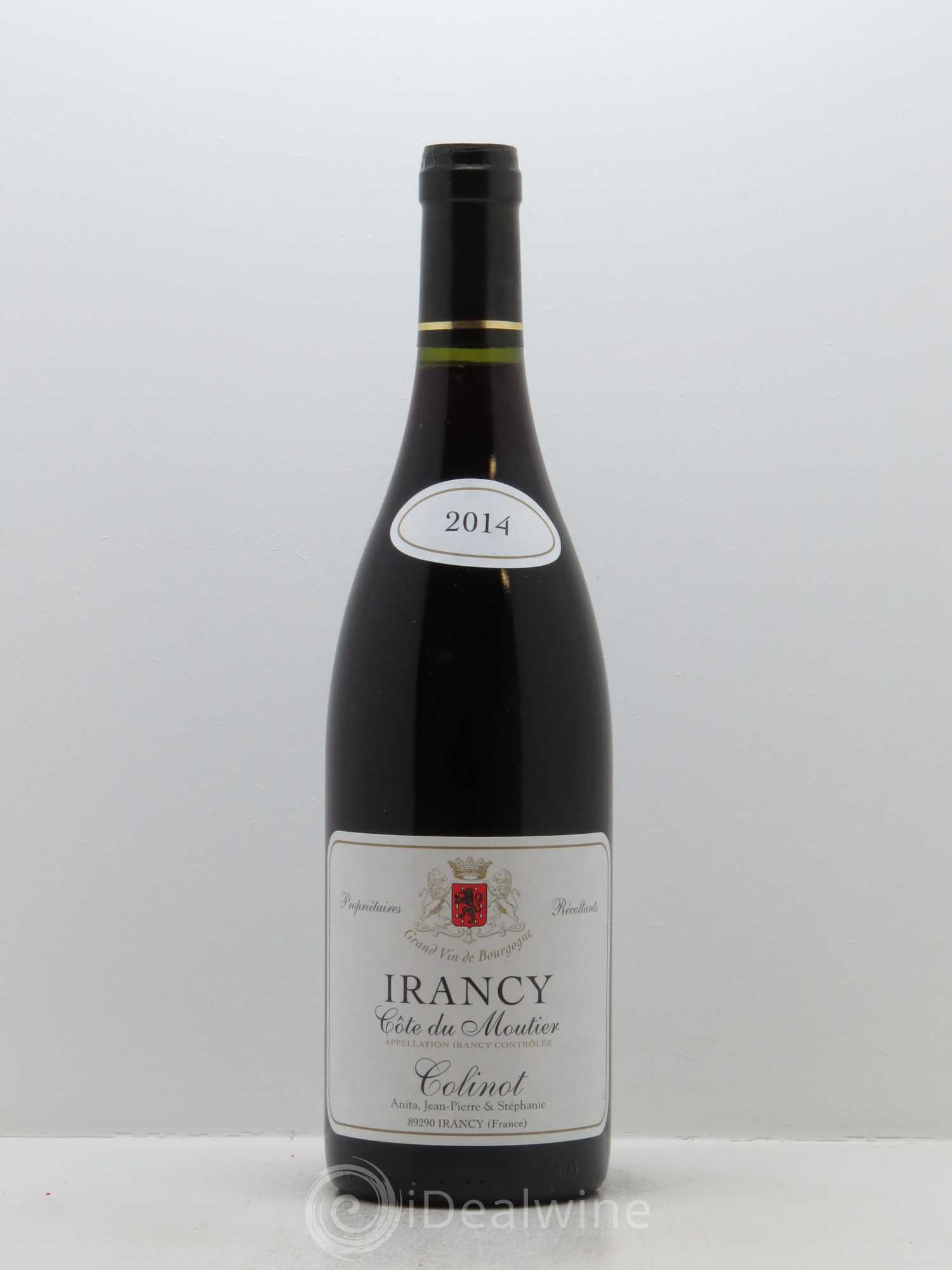 Irancy Côte de Moutier Colinot 2014 - Lot de 1 bouteille - 0
