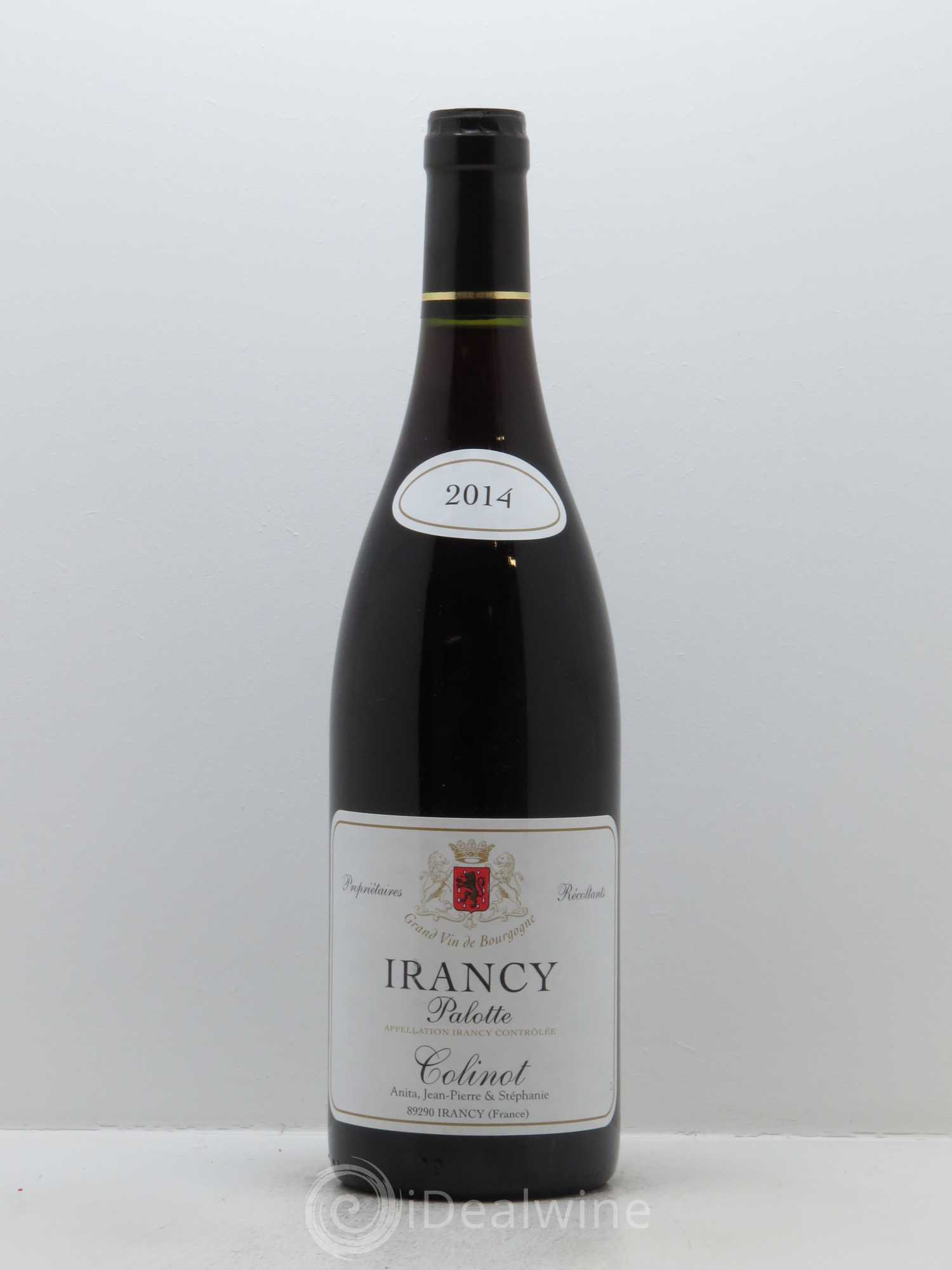 Irancy Palotte Colinot 2014 - Lot de 1 bouteille - 0