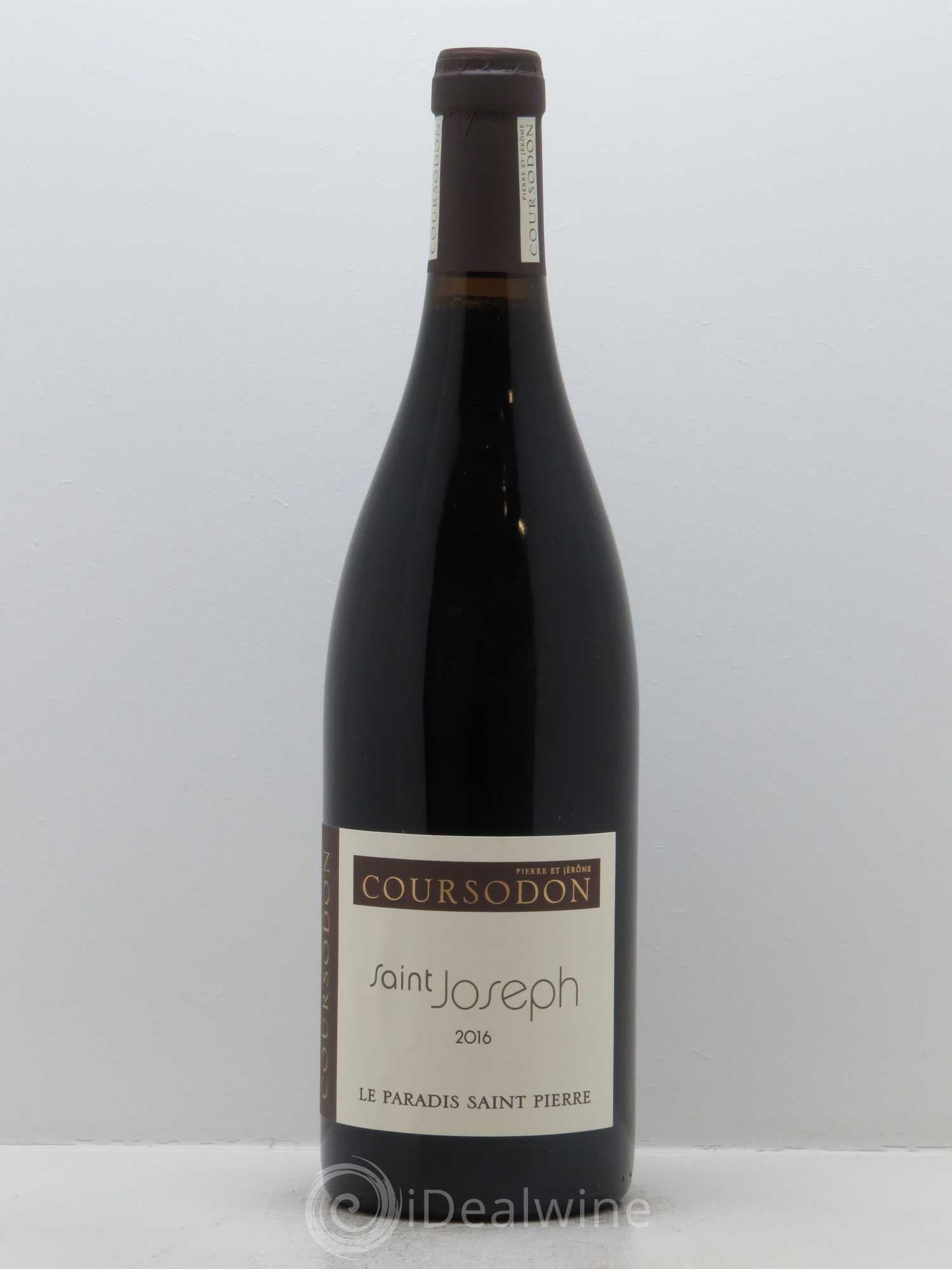 Saint-Joseph Le Paradis Saint-Pierre Pierre et Jérôme Coursodon 2016 - Lot de 1 bouteille - 0