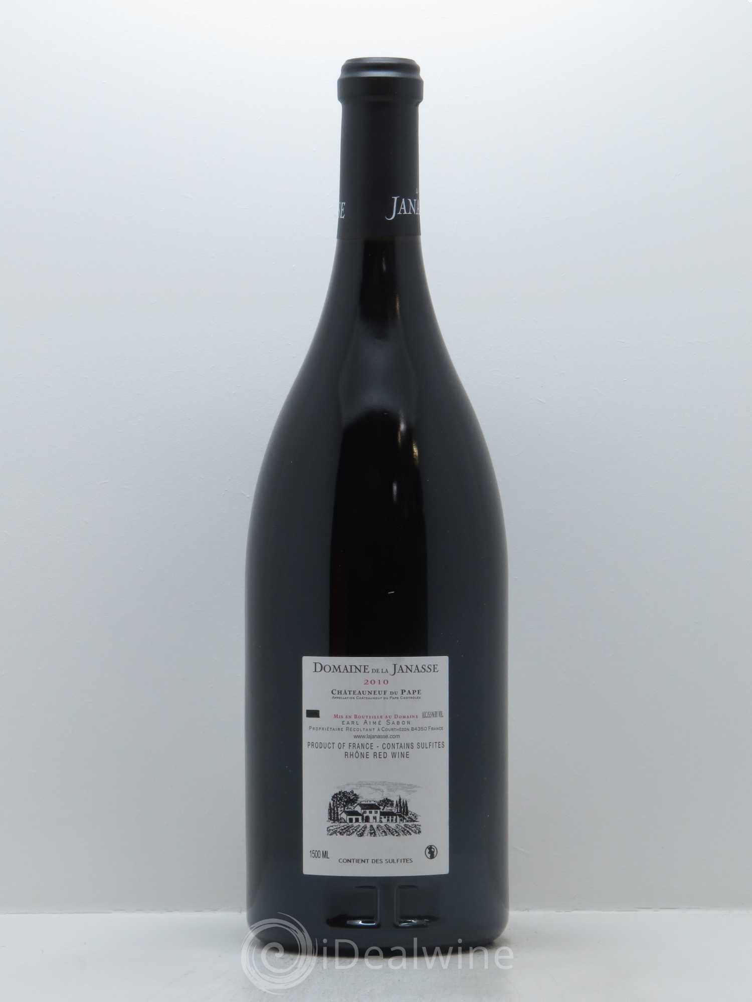 Châteauneuf-du-Pape La Janasse (Domaine de)  2010 - Lot of 1 magnum - 1