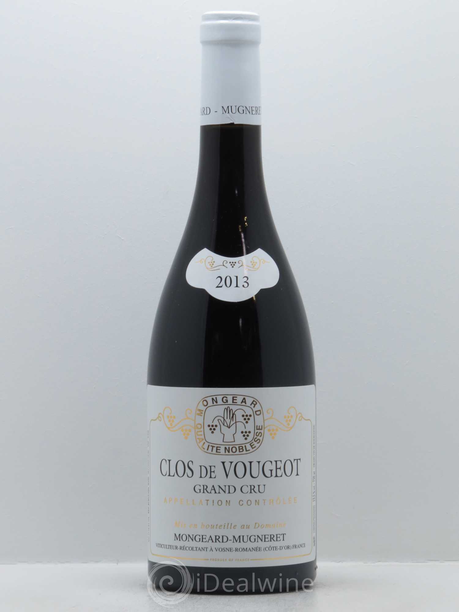 Clos de Vougeot Grand Cru Mongeard-Mugneret (Domaine) 2013 - Lot de 1 bouteille - 0