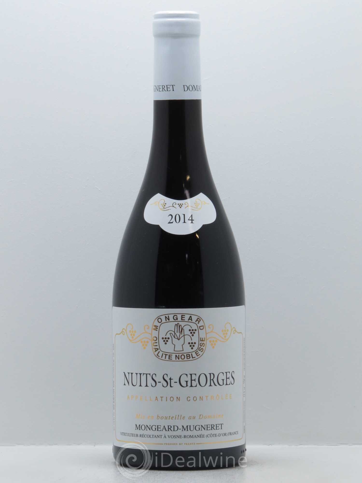 Nuits-Saint-Georges Mongeard-Mugneret (Domaine) 2014 - Lot de 1 bouteille - 0