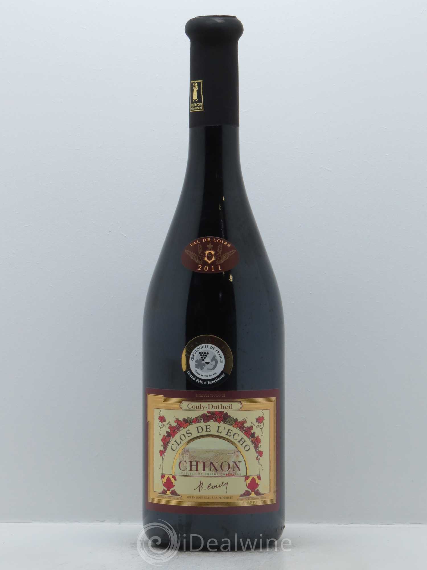 Chinon Clos de l'Echo Couly-Dutheil 2011 - Lot de 1 bouteille - 0