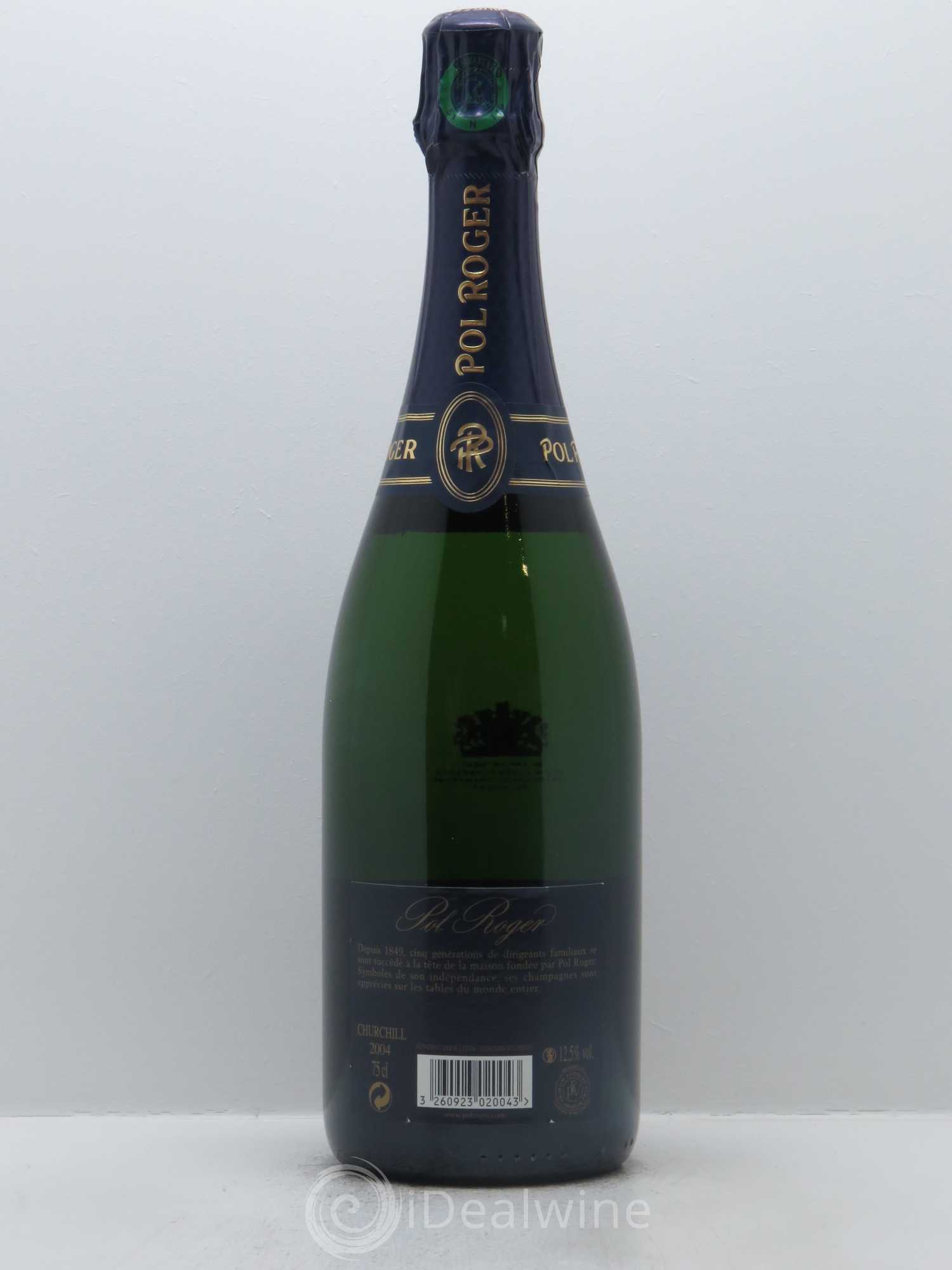 Cuvée Winston Churchill Pol Roger 2004 - Lot de 1 bouteille - 1