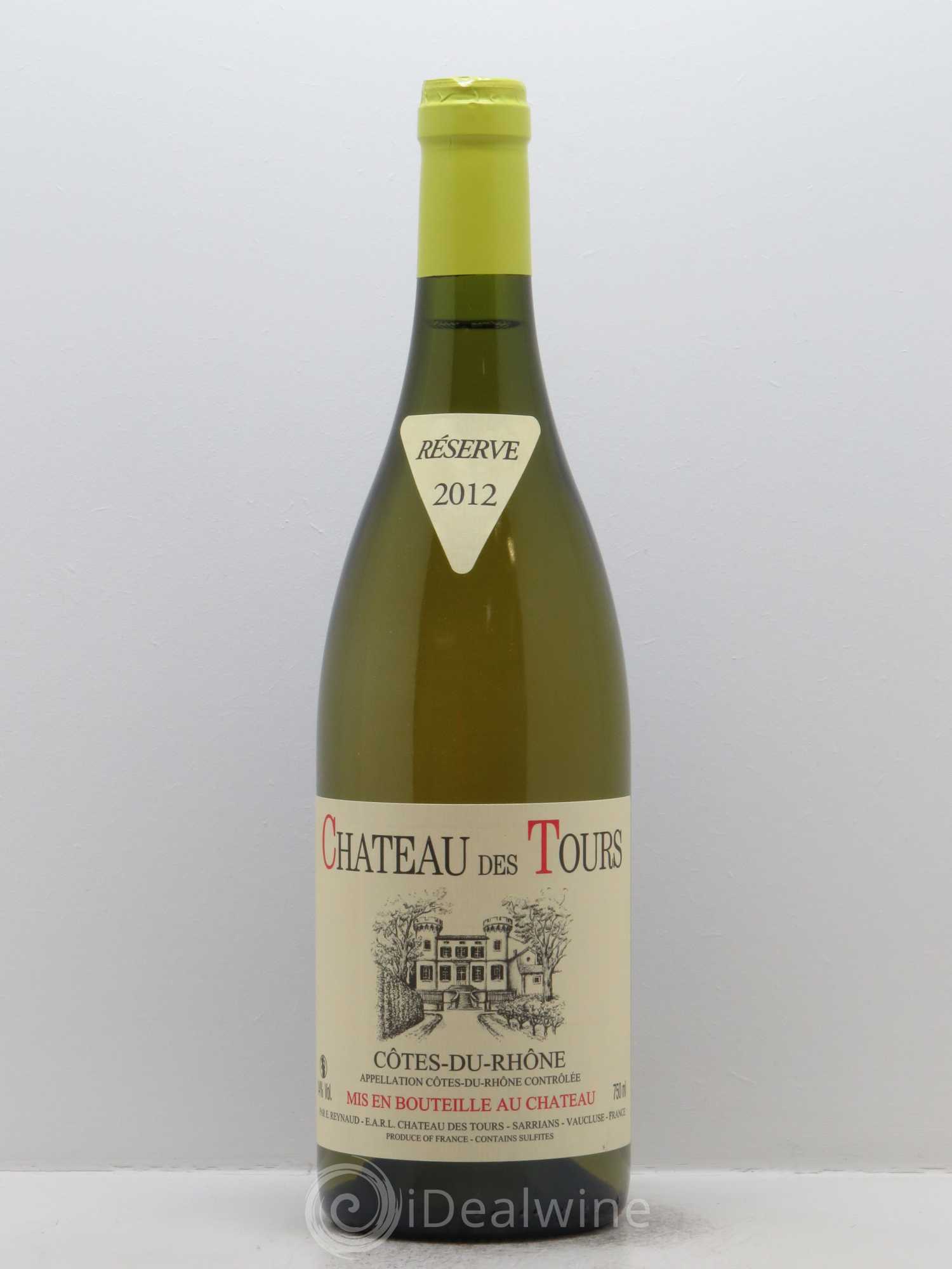 Côtes-du-Rhône Château des Tours Emmanuel Reynaud 2012 - Lot de 1 bouteille - 0