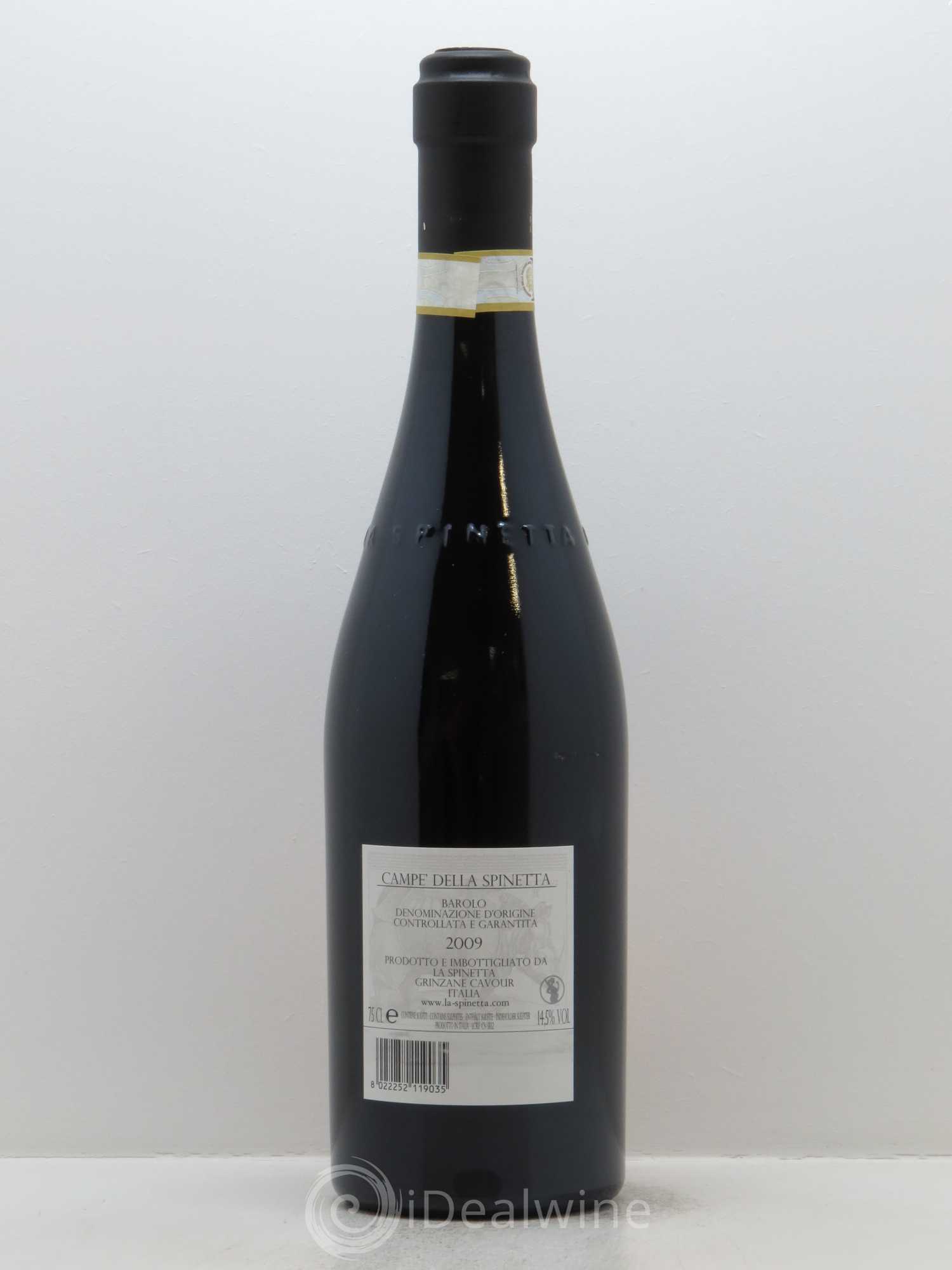 Barolo DOCG Campe La Spinetta - Giorgio Rivetti 2009 - Lot de 1 bouteille - 1