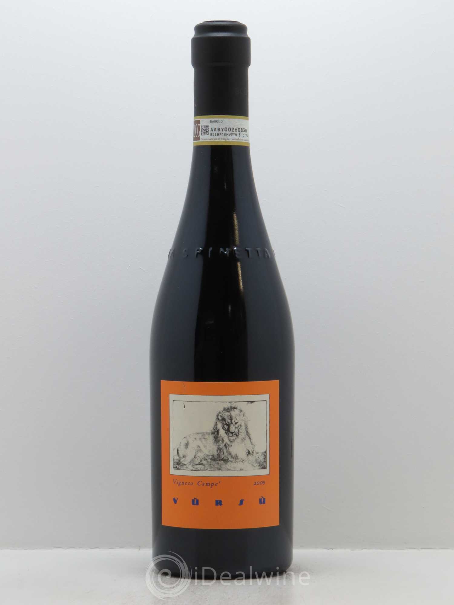 Barolo DOCG Campe La Spinetta - Giorgio Rivetti 2009 - Lot de 1 bouteille - 0