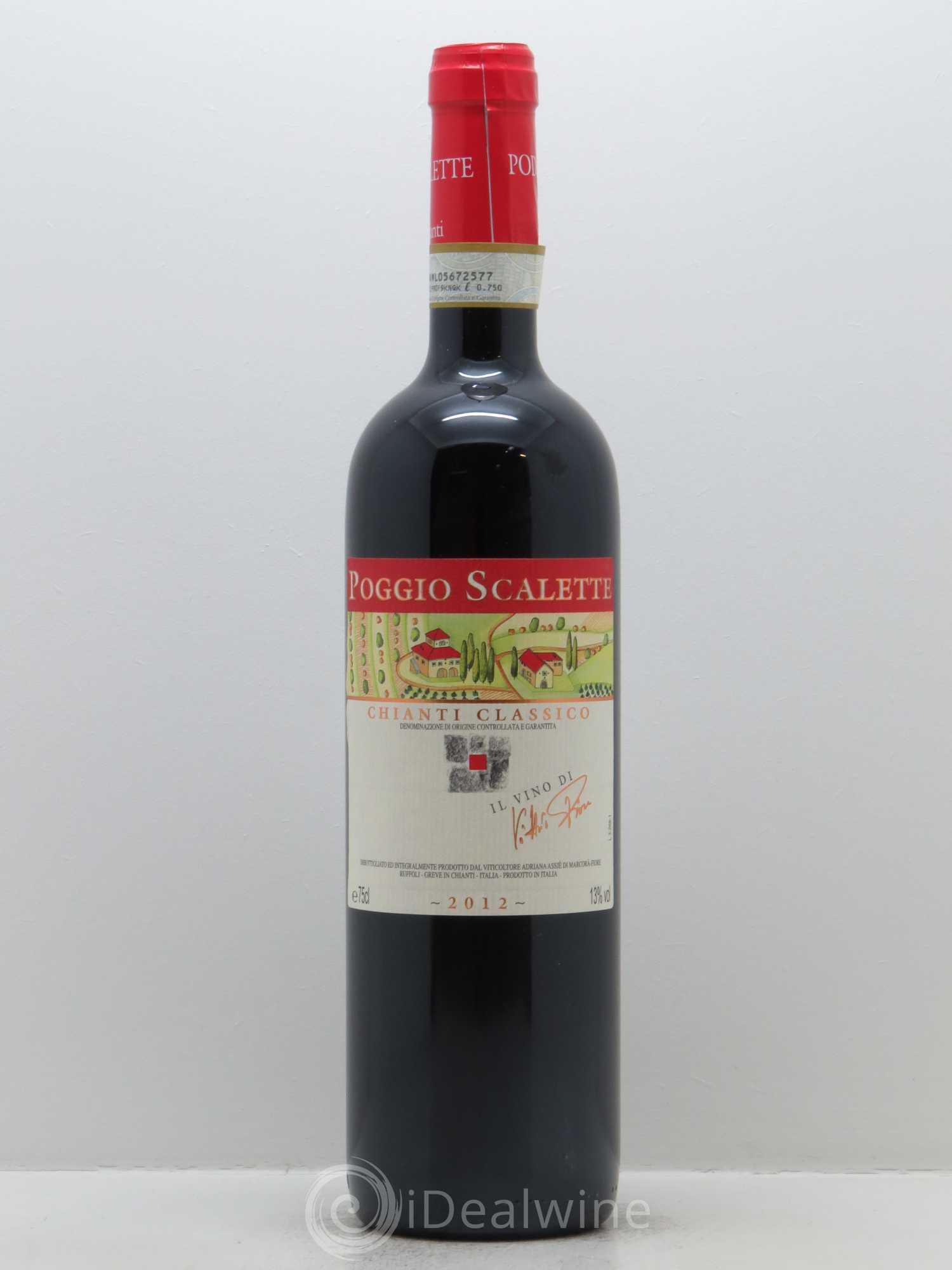 Chianti Classico Podere Poggio Scalette DOCG 2012 - Lot de 1 bouteille - 0