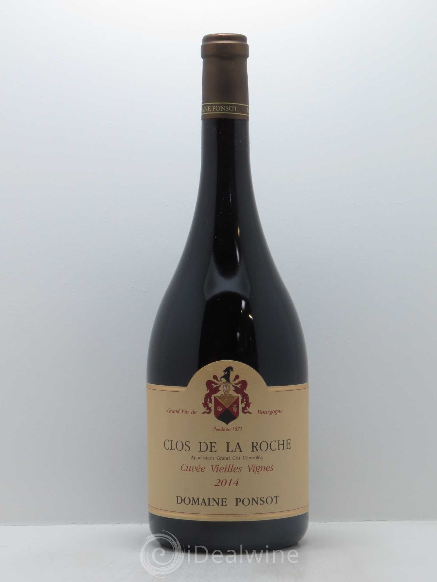 Clos de la Roche Grand Cru Vieilles Vignes Ponsot (Domaine) 2014 - Lot de 1 magnum - 0