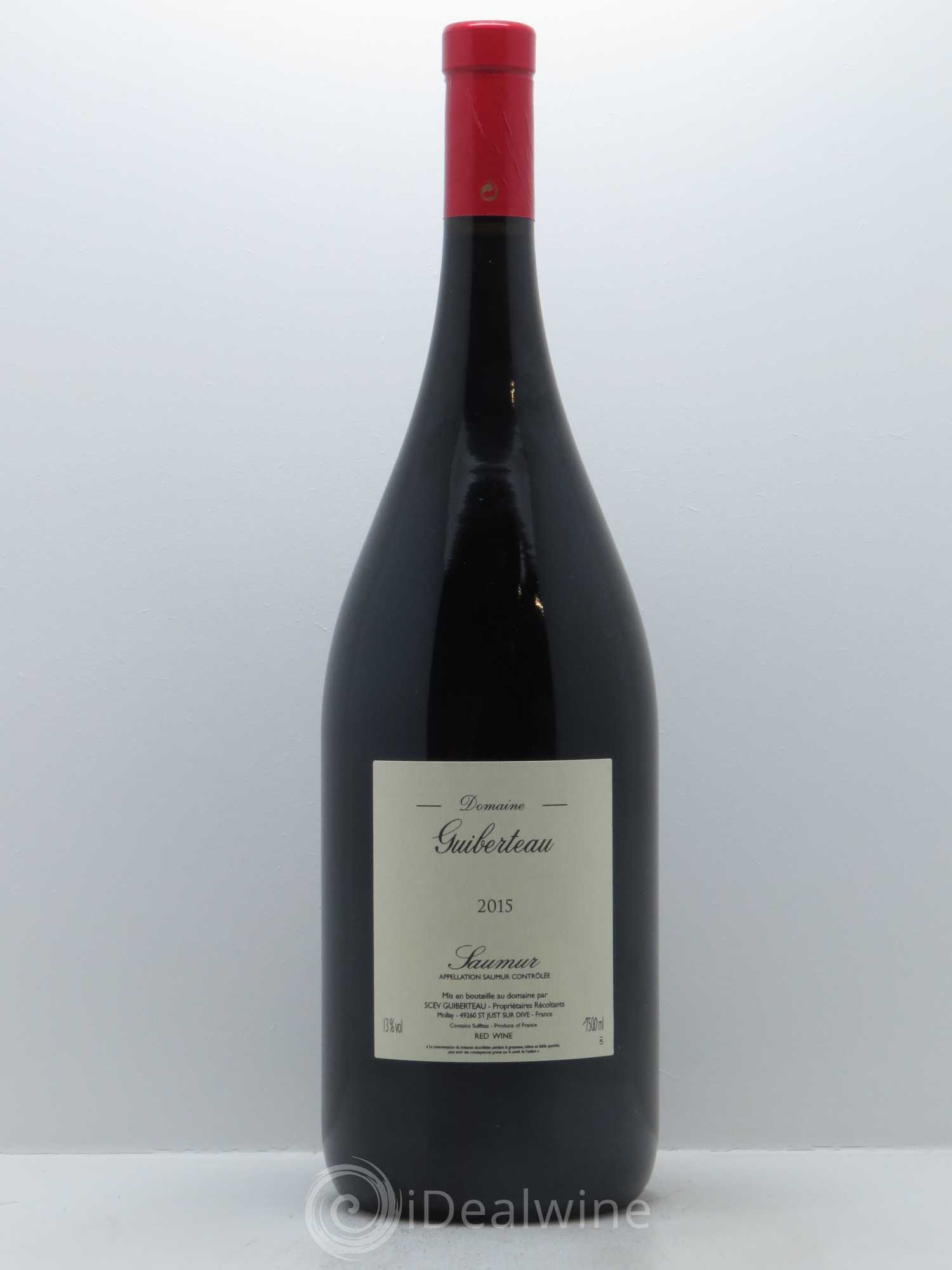 Saumur Domaine Guiberteau 2015 - Lot de 1 magnum - 0
