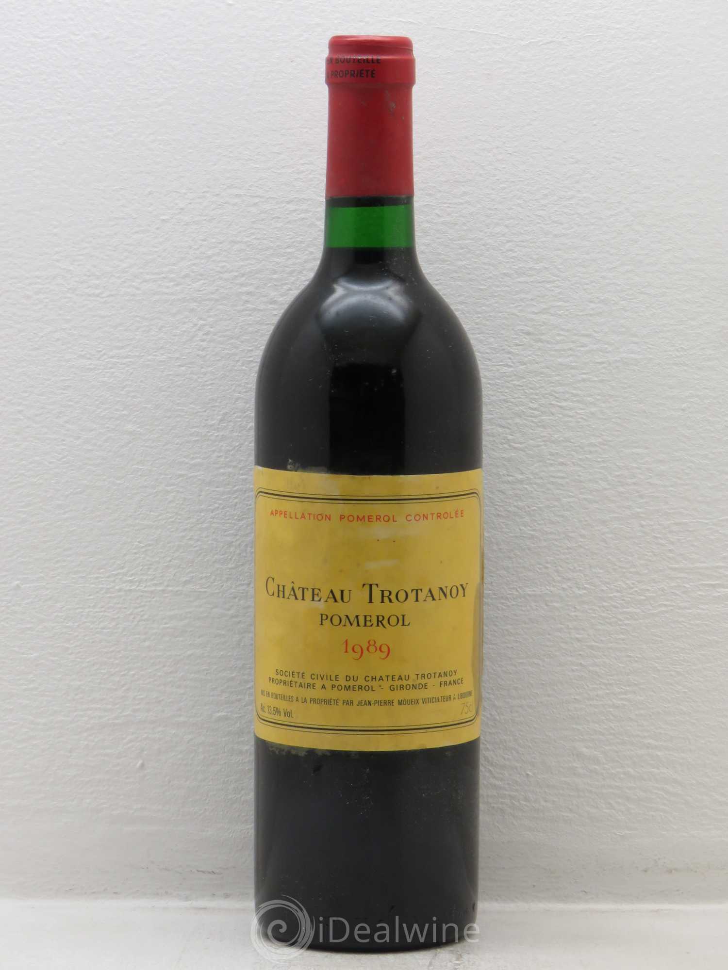 Château Trotanoy 1989 - Lot de 1 bouteille - 0