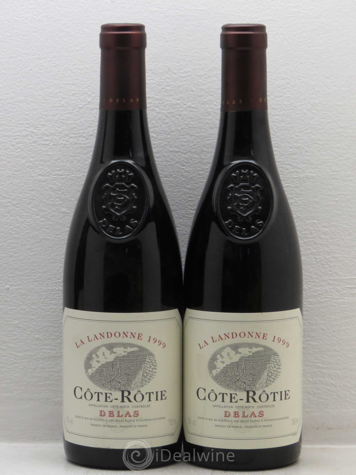 Côte-Rôtie La Landonne Delas Frères (sans prix de réserve) 1999 - Lot de 2 bouteilles - 0
