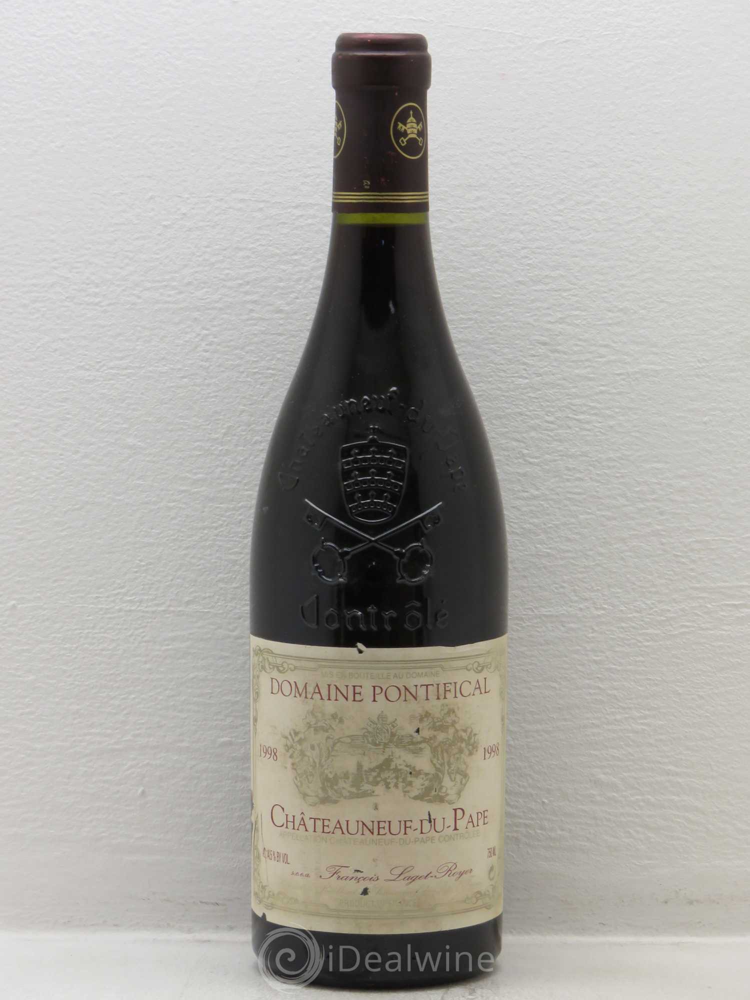 Châteauneuf-du-Pape Pontifical 1998 - Lot de 1 bouteille - 0